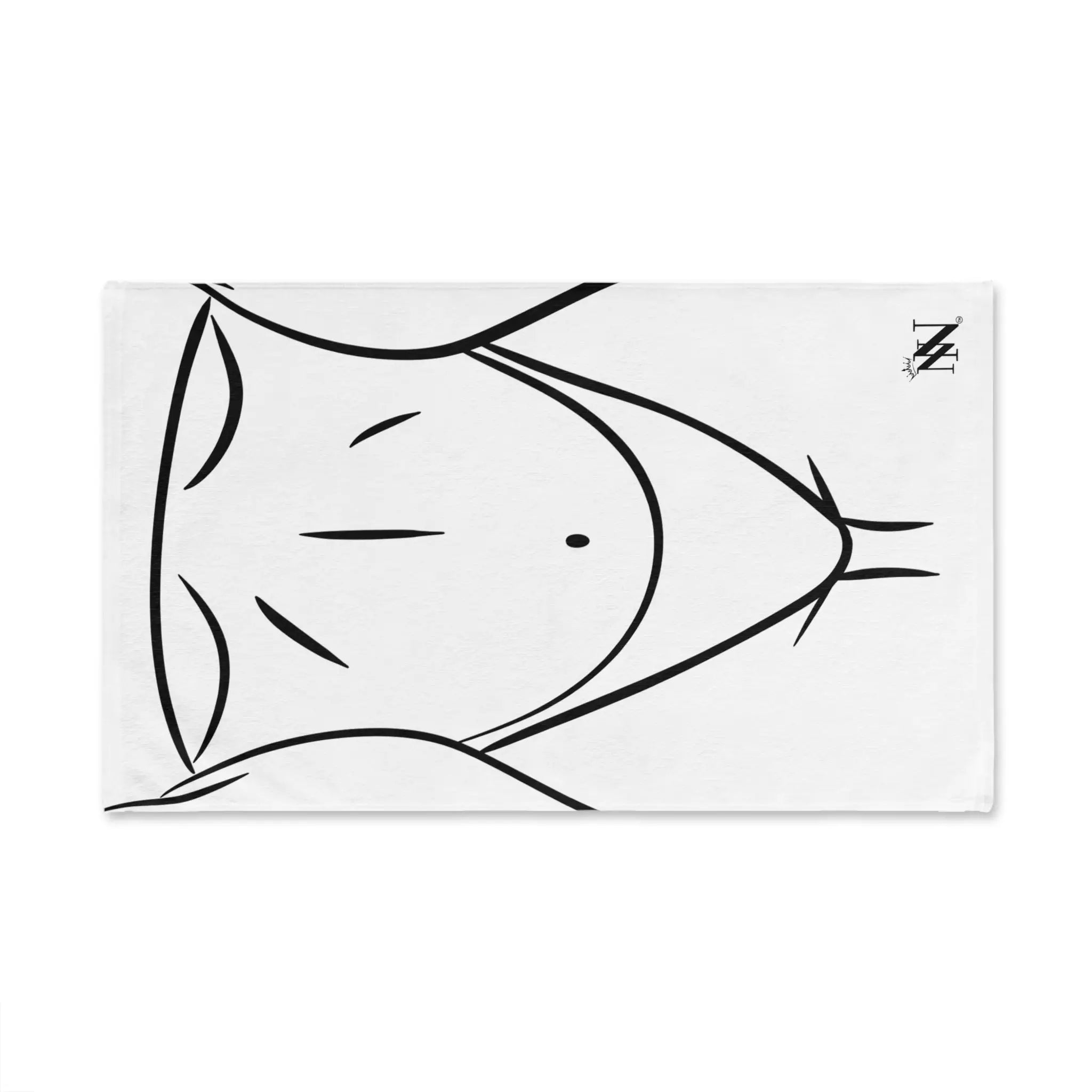 Sexy Woman Outline Cum Towel