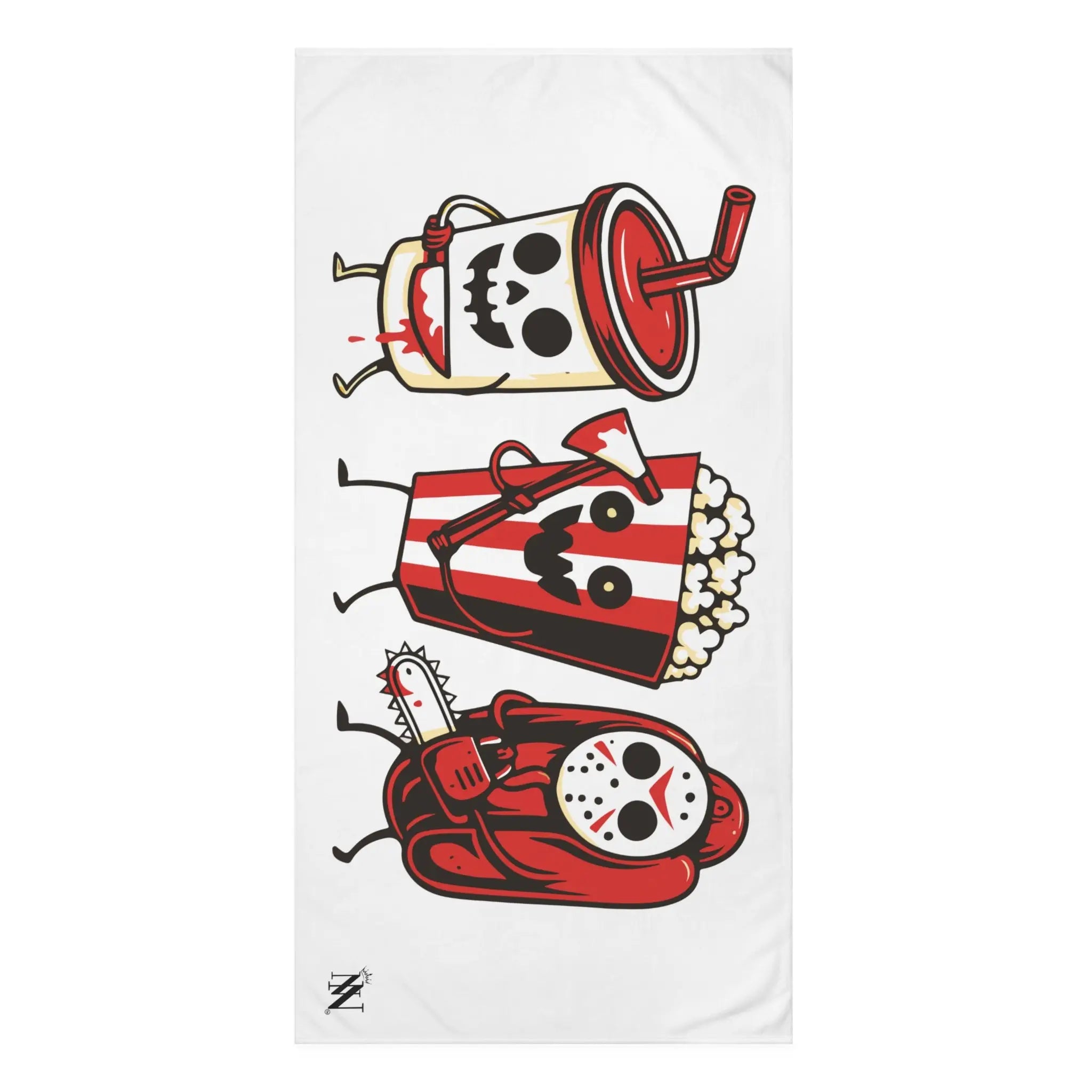 Scary Movie Night Junk Food | Mix & Match XL Fun-Flirty Lovers’ Towels