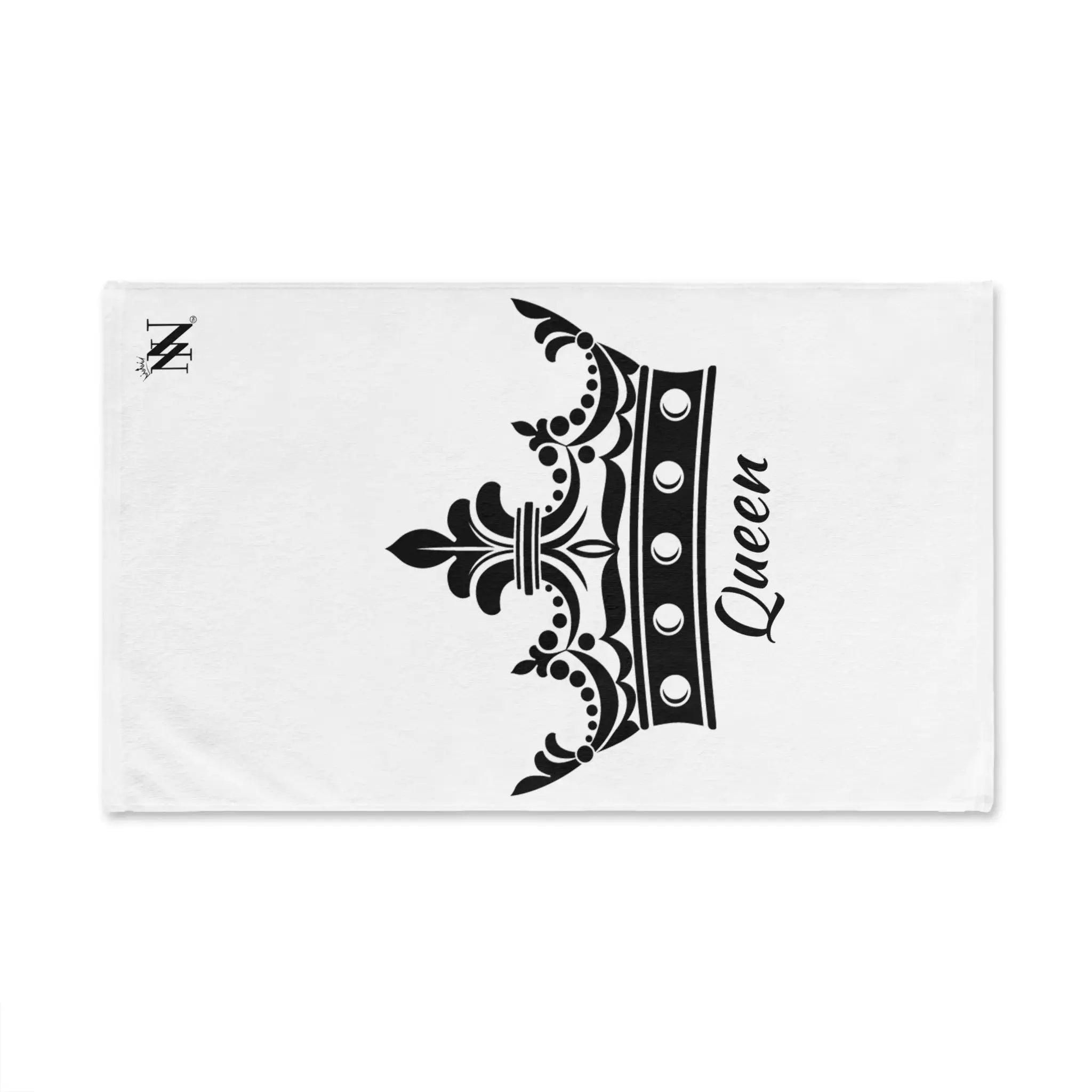 Large Crown Queen White Cum Towel