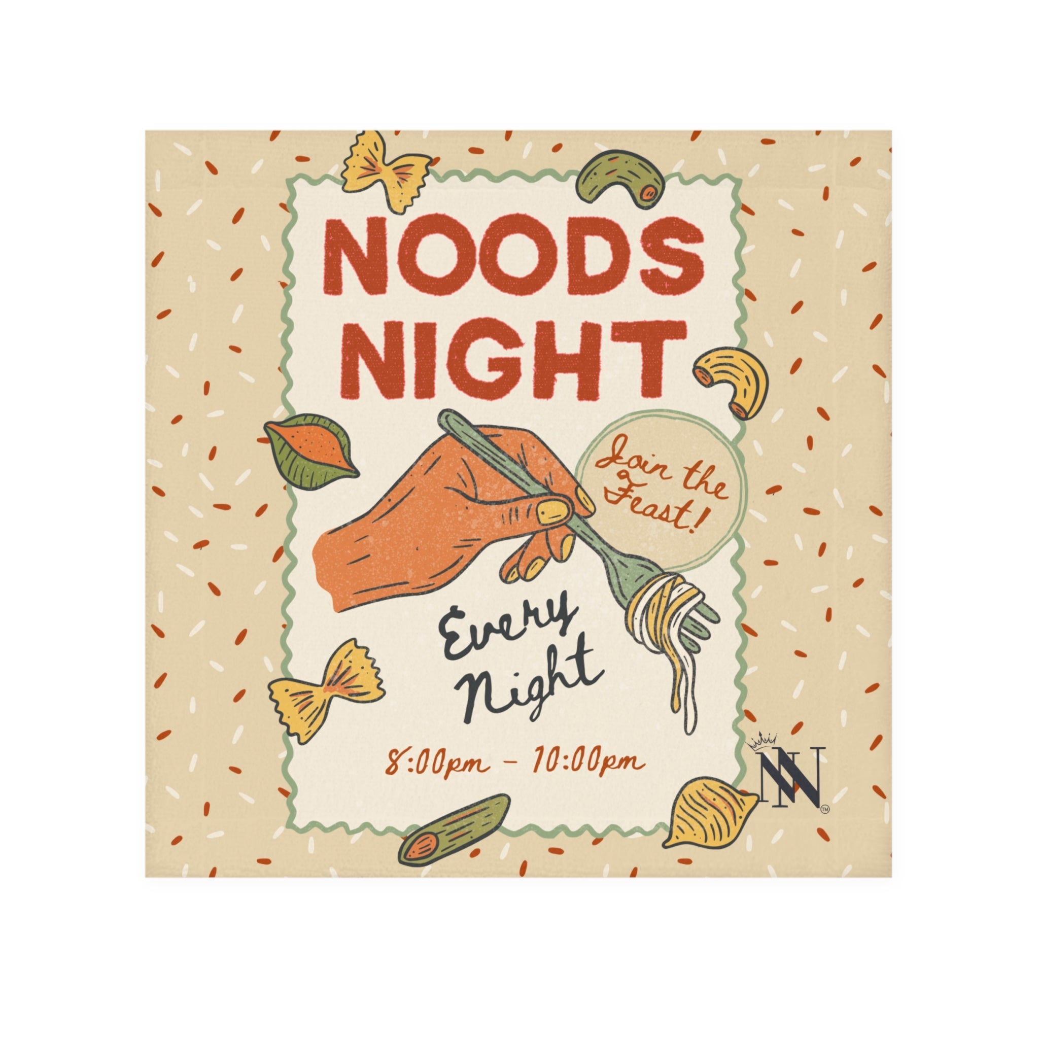 Noods Night | Mix & Match Lils’ Fun-Flirty Lovers’ Towels