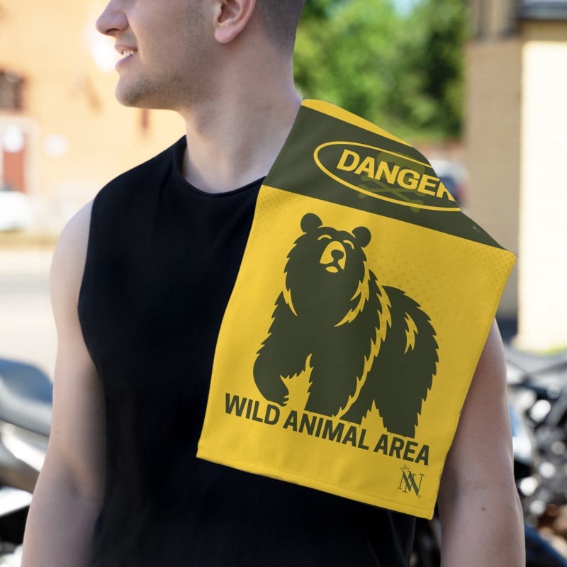 Danger Wild Animal Area | Mix & Match Soft Fun-Flirty Lovers’ Towels