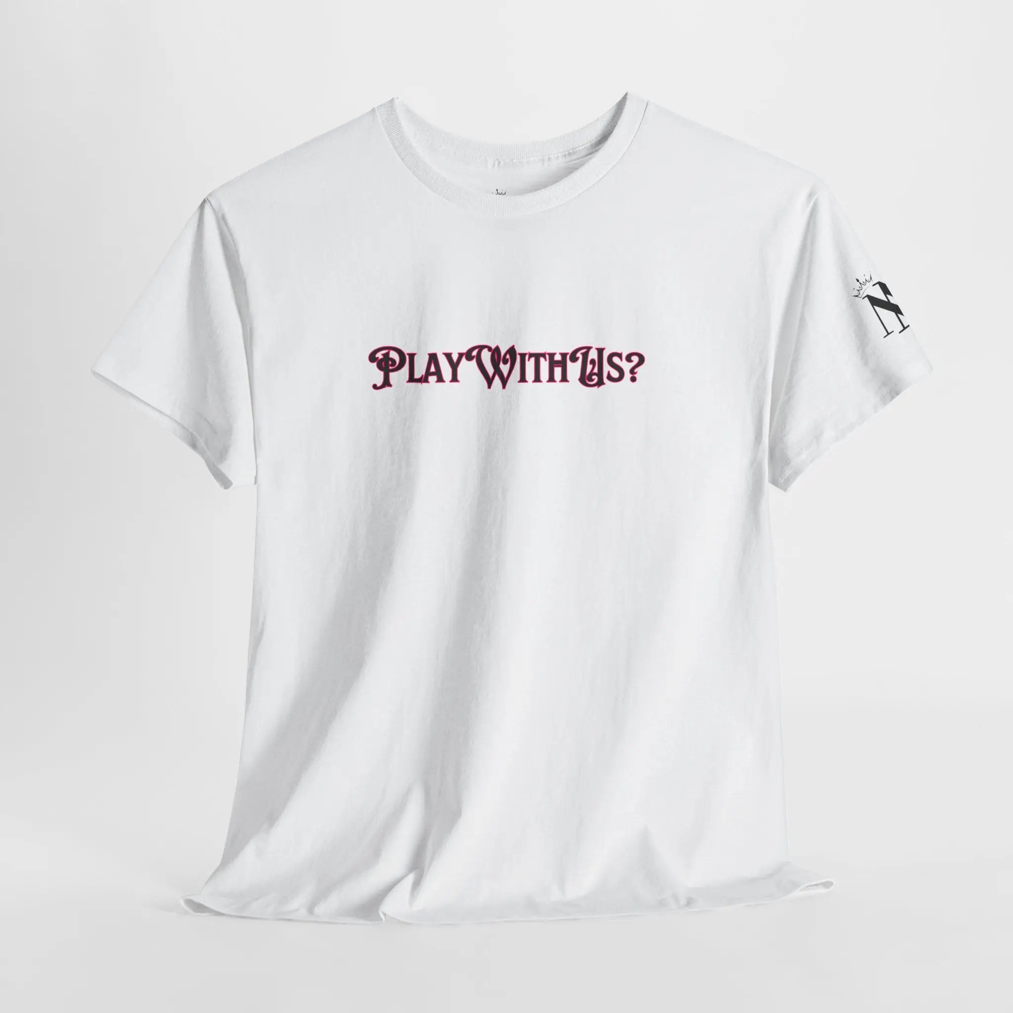 Play With Us? Cotton T-Shirt