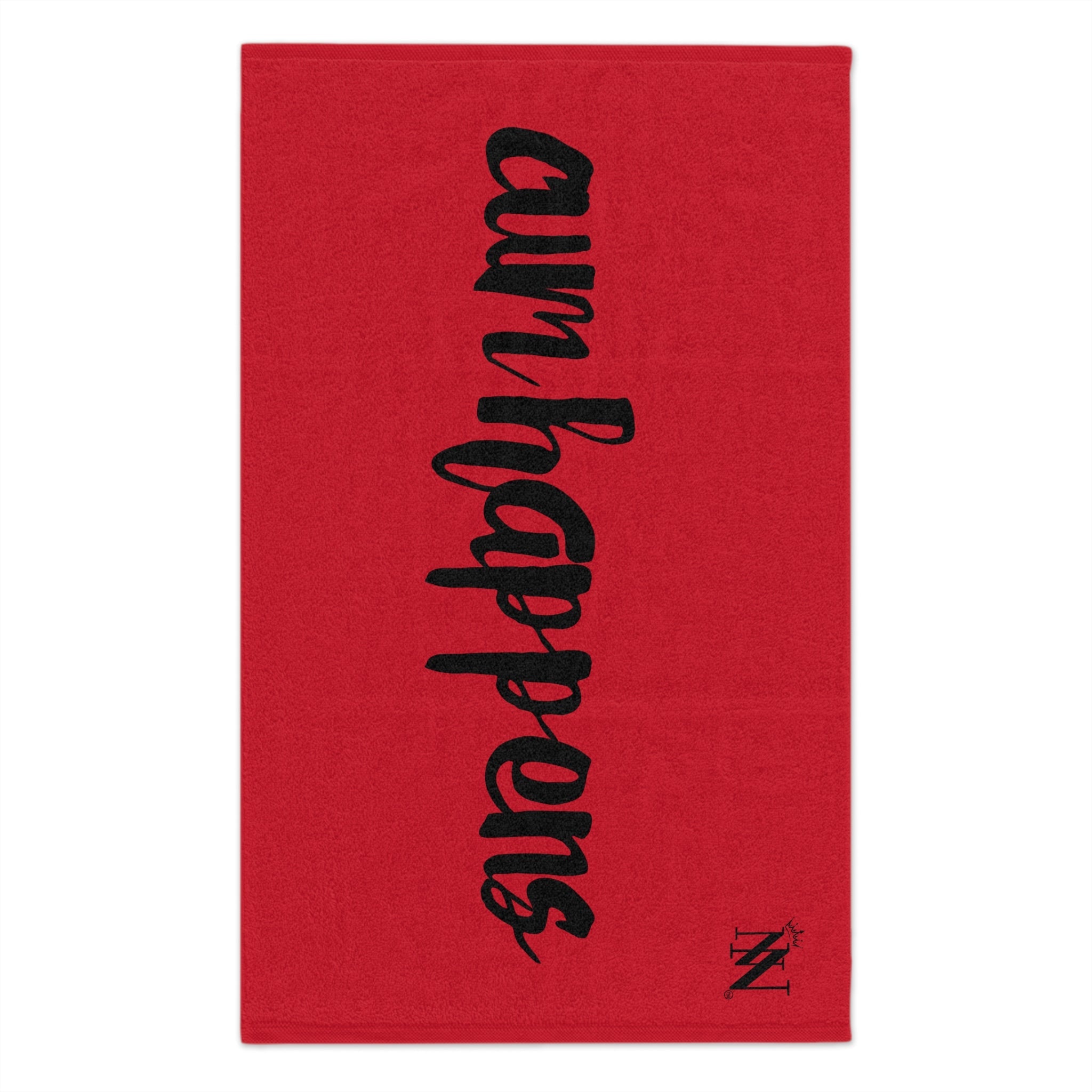 Cum Happens Red | Mix & Match Soft Fun-Flirty Lovers’ Towels