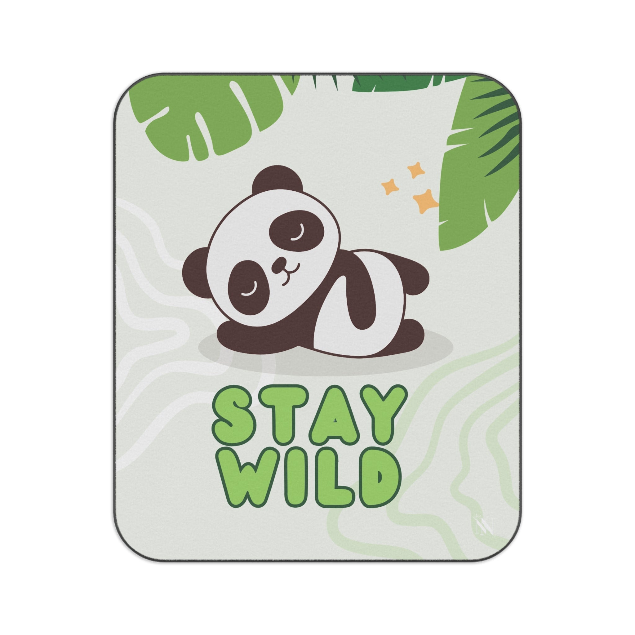 Stay Wild Cute Panda | Mix Match Fun-Flirty Lovers’ Water-Resistant Blankets