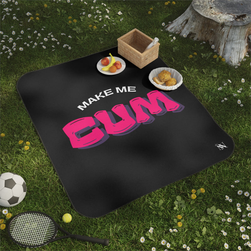 Make Me Cum | Mix Match Fun-Flirty Lovers’ Water-Resistant Blankets