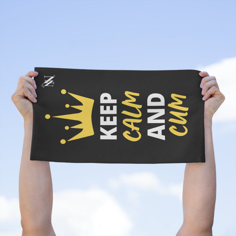 Keep Calm & Cum Queen King | Mix & Match Soft Fun-Flirty Lovers’ Towels