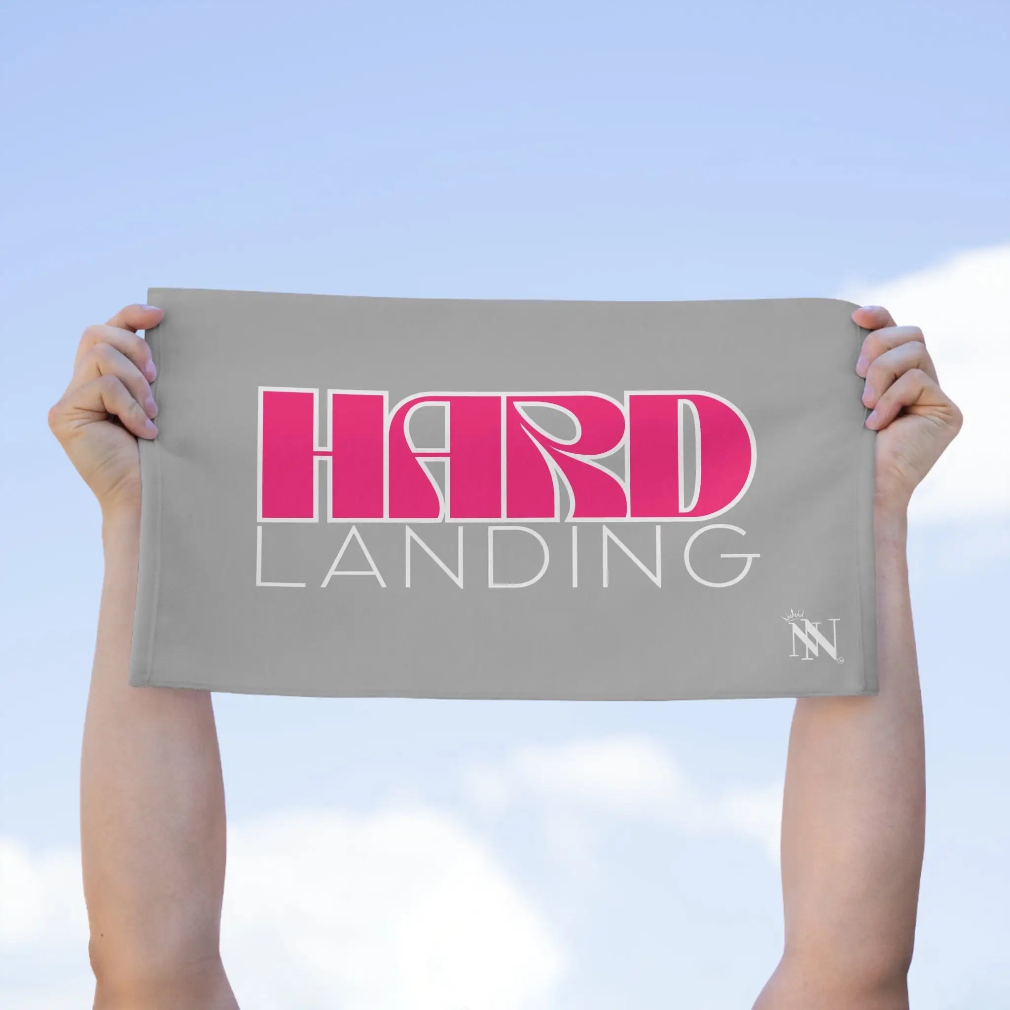 Hard Landing Light Grey | Mix & Match Soft Fun-Flirty Lovers’ Towels