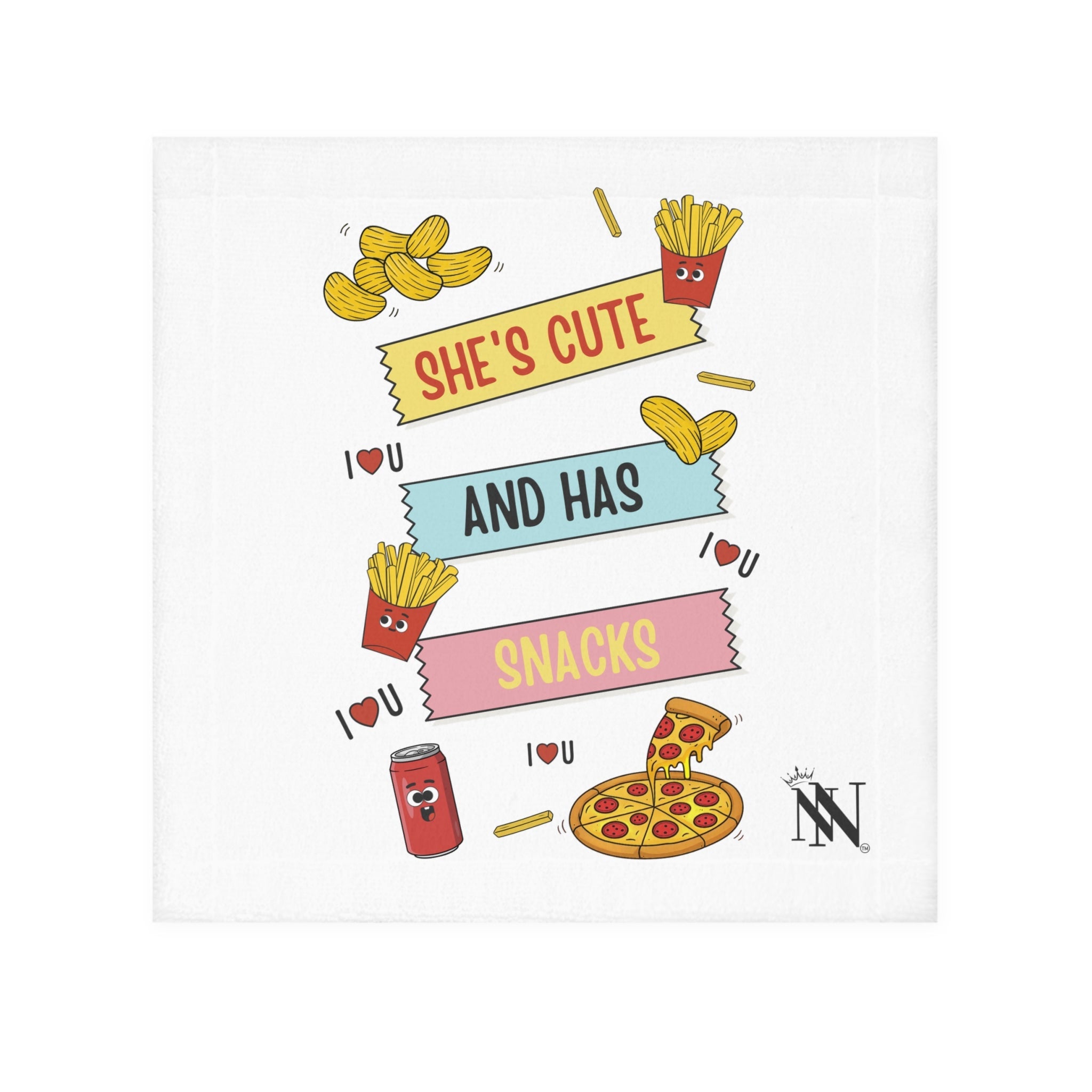 She’s Cute and Has Snacks | Mix & Match Lils’ Fun-Flirty Lovers’ Towels