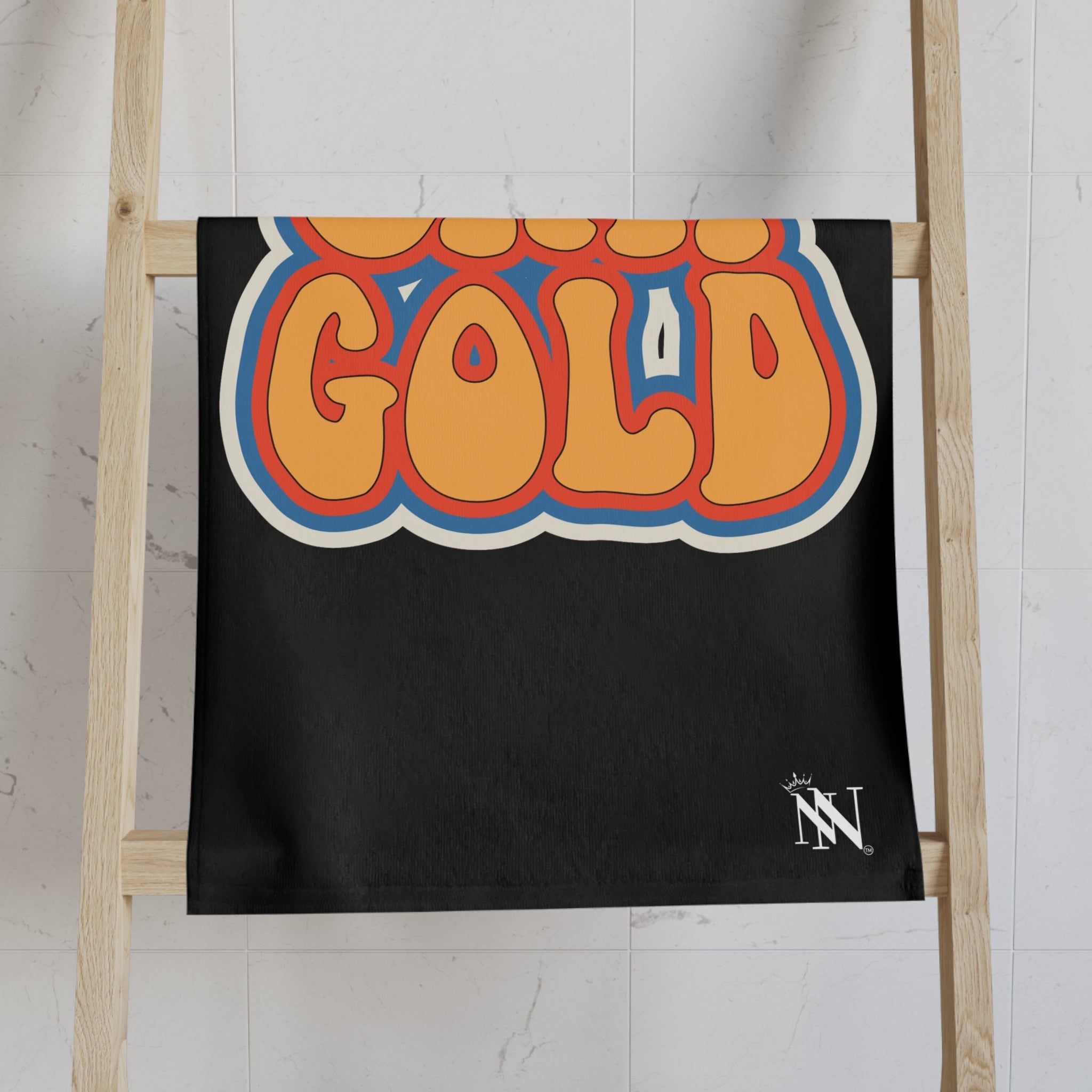 Stay Gold Retro Sticker Cum Towel