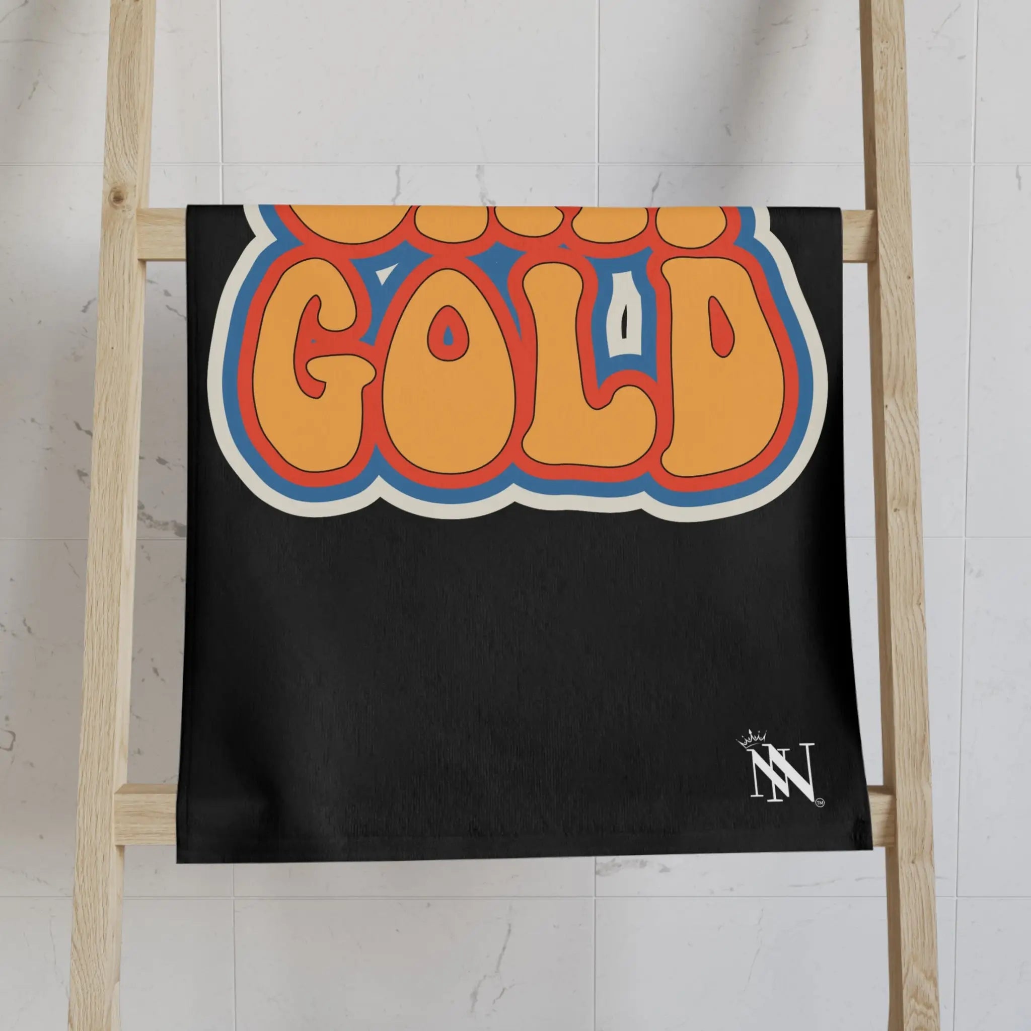 Stay Gold Retro Sticker Cum Towel