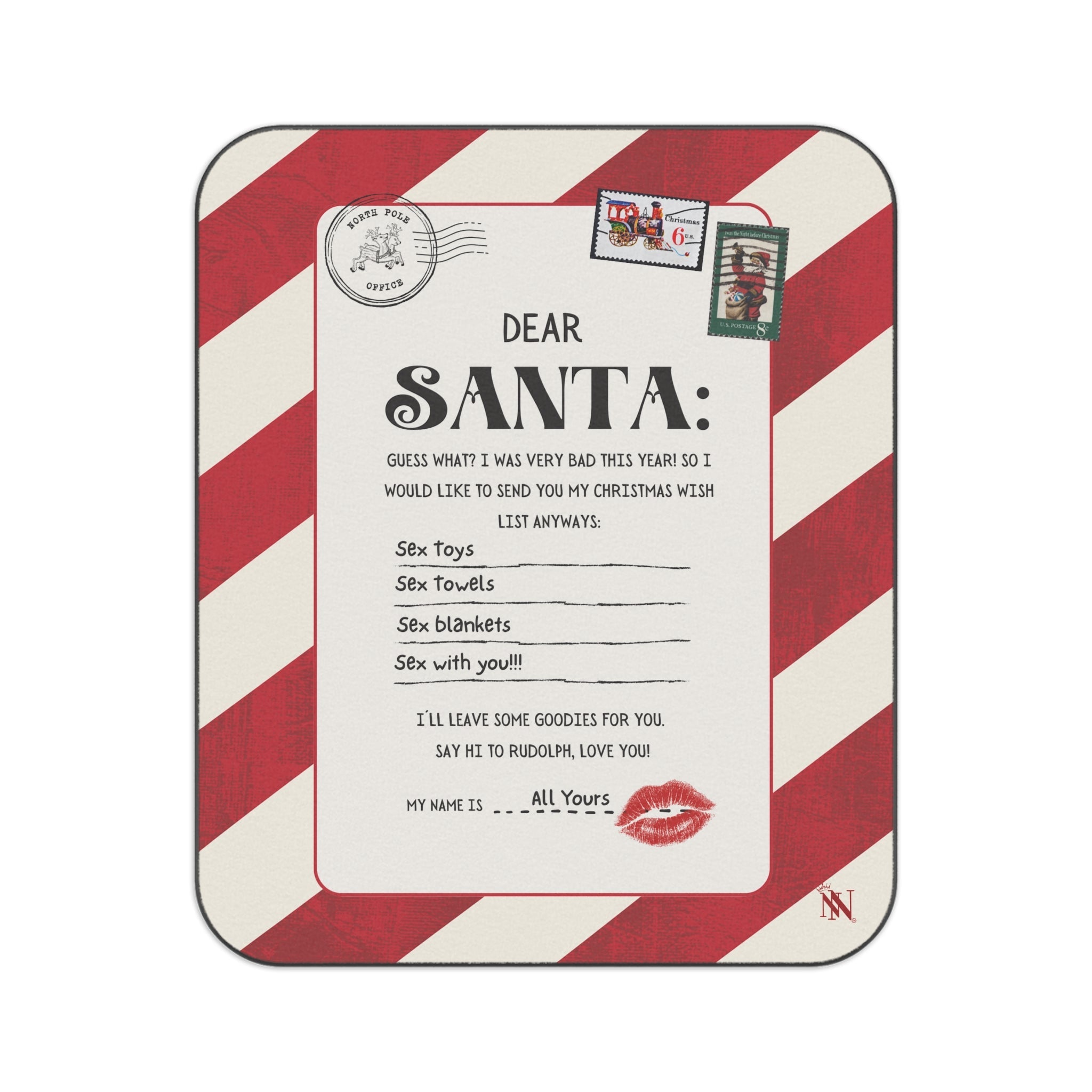 Dear Santa | Mix Match Fun-Flirty Lovers’ Water-Resistant Blankets