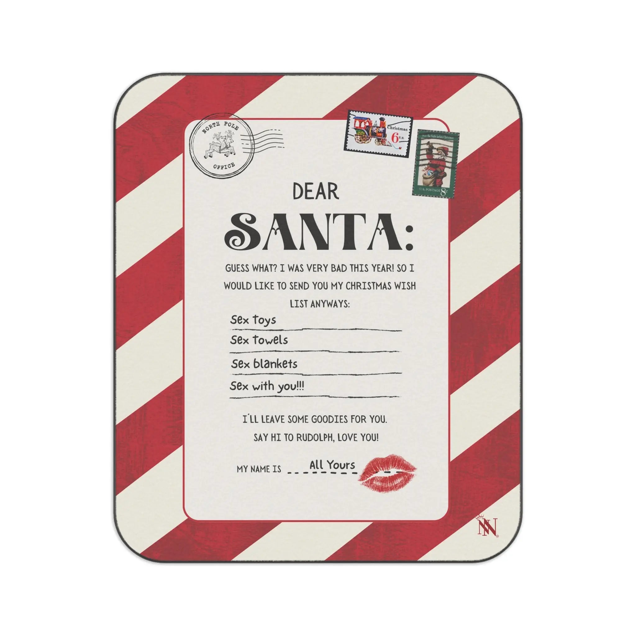 Dear Santa | Mix Match Fun-Flirty Lovers’ Water-Resistant Blankets