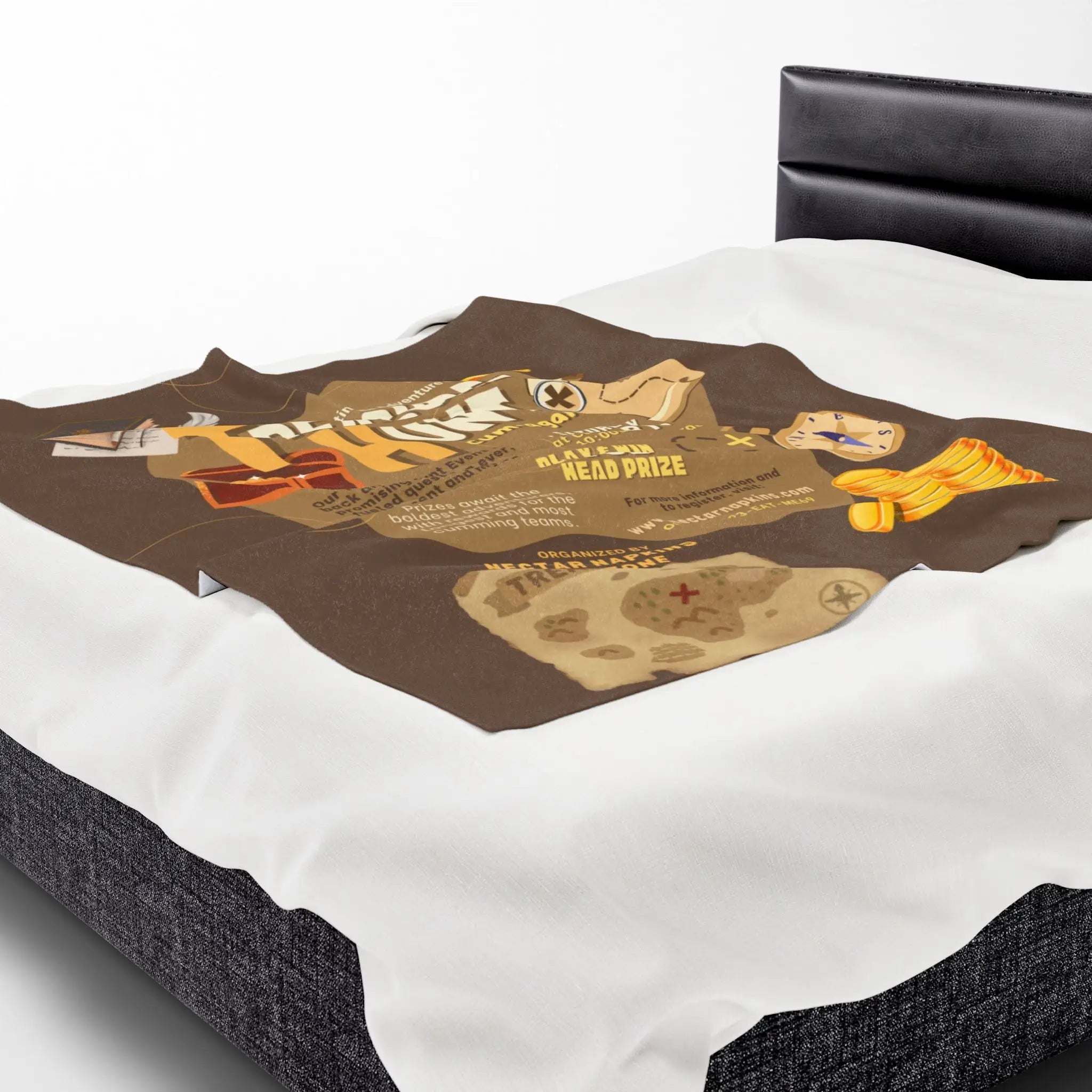 Treasure Hunt | Mix & Match Velveteen Fun-Flirty Lovers’ Blankets