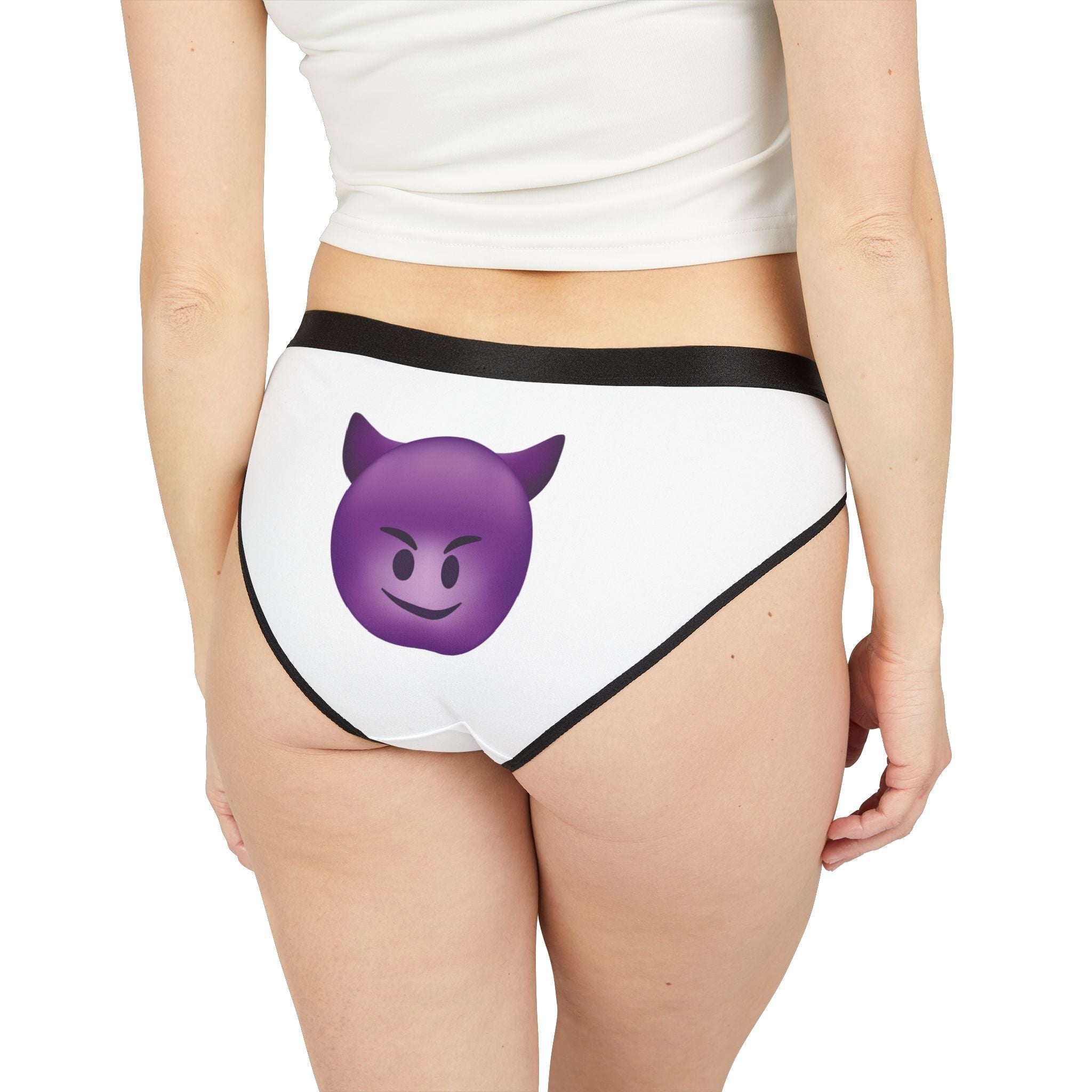 Naughty Devil Emoji | Mix & Match Women’s Fun-Flirty Lovers’ Panties