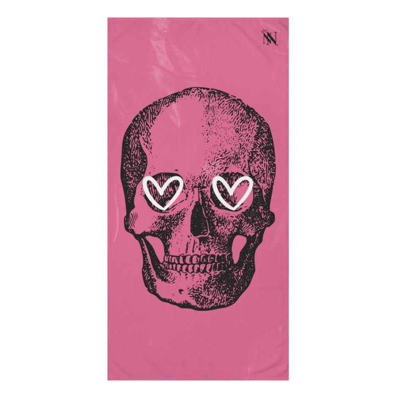 Skull Heart Eyes | Mix & Match XL Fun-Flirty Lovers’ Towels
