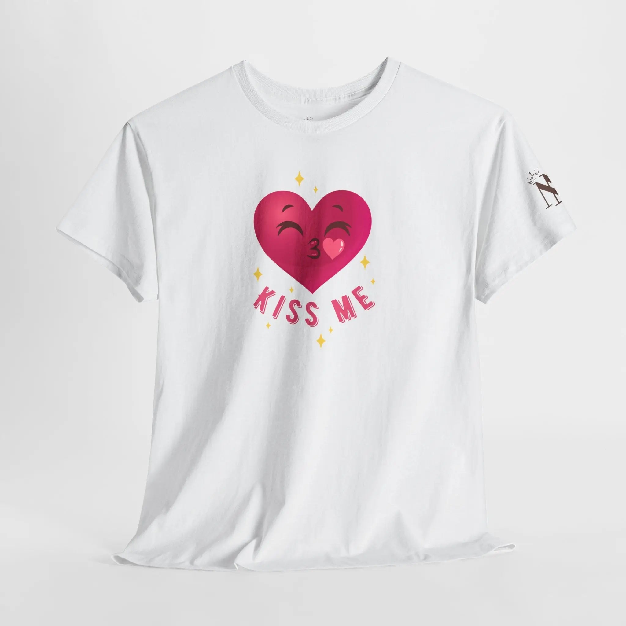 Kiss Me Heart Emoji | Nectar Napkins Fun-Flirty Lovers’ T-Shirts