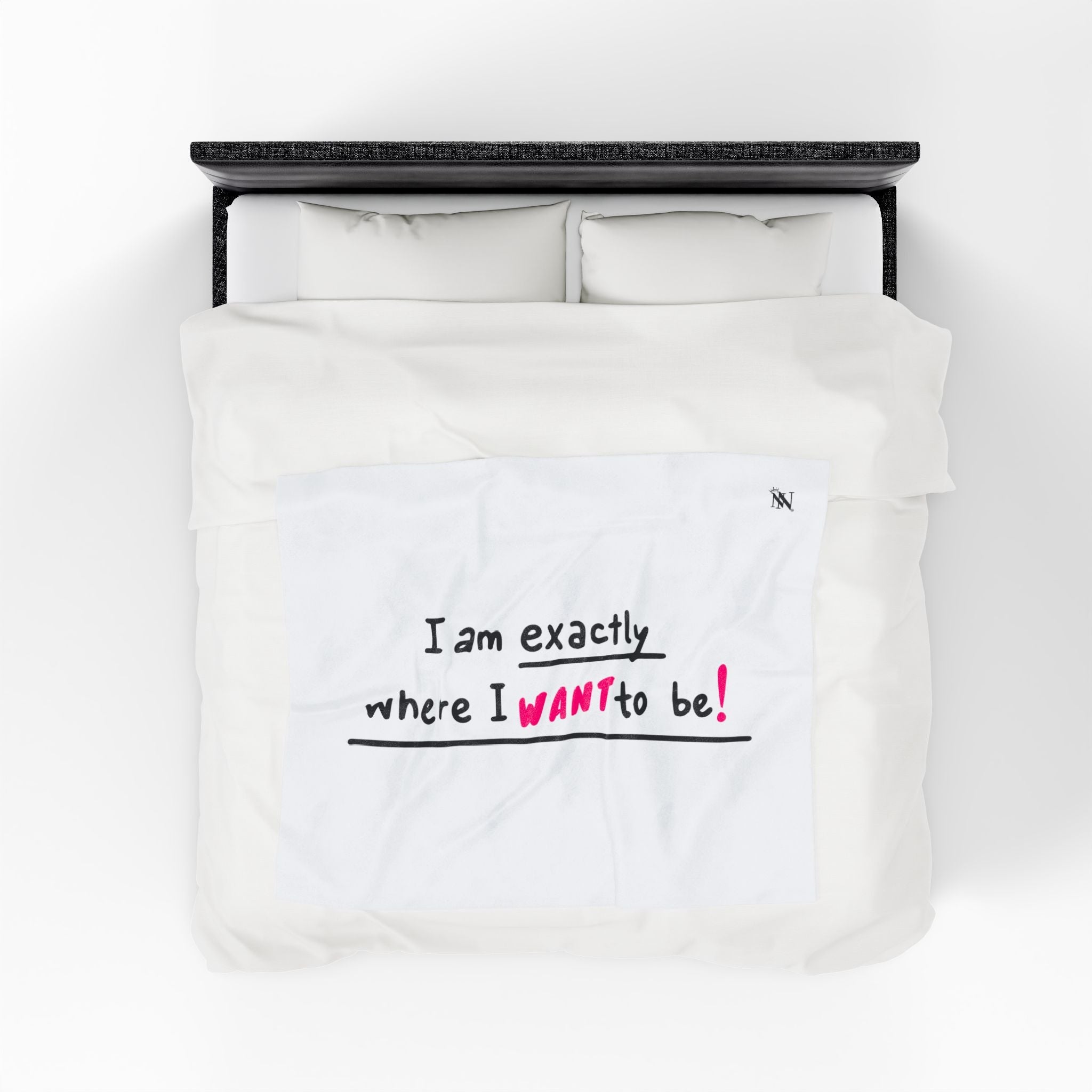 Exactly Where I Want To Be! | Mix & Match Fun-Flirty Lovers’ Blankets
