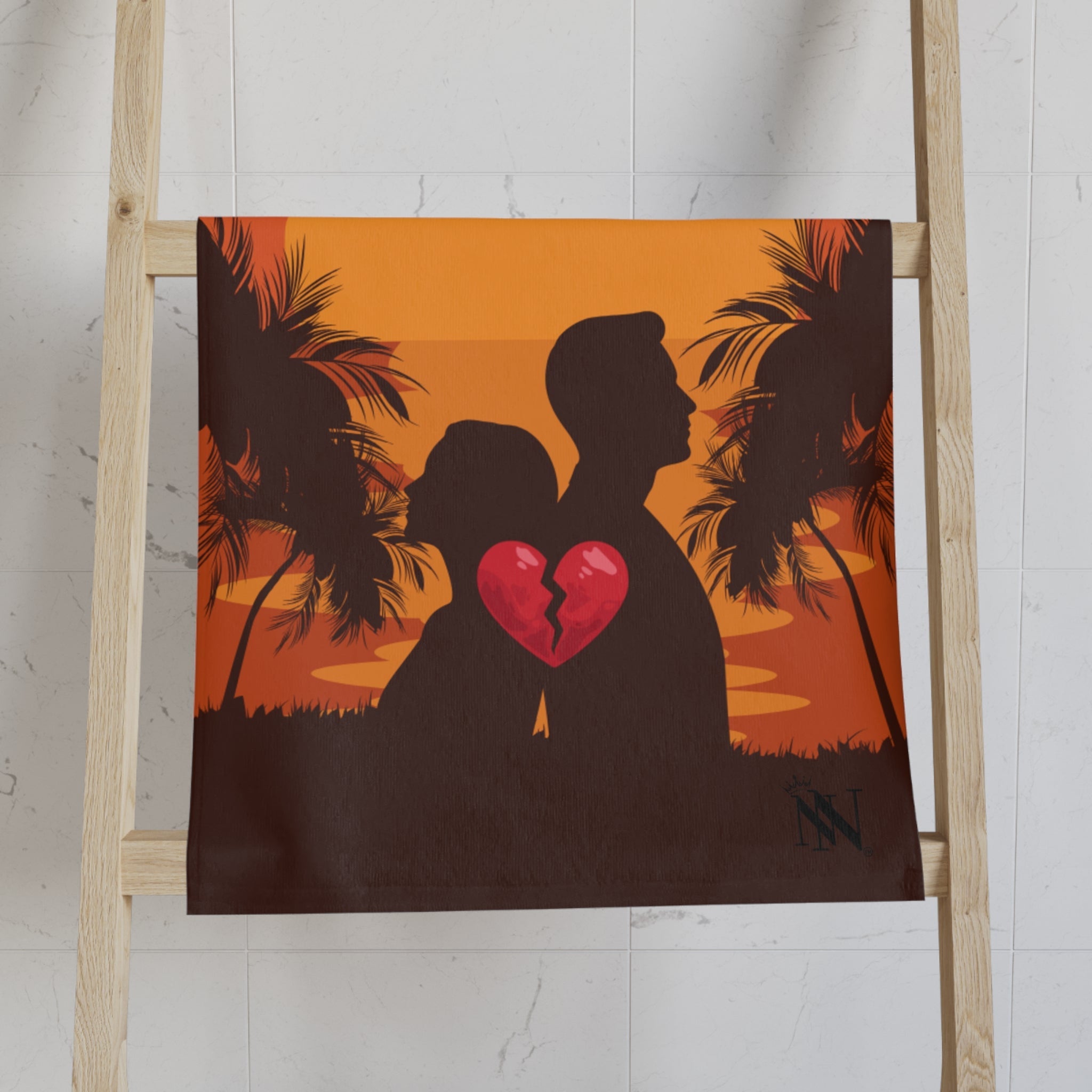 Breakup Day Heartbreak Sunset Cum Towel