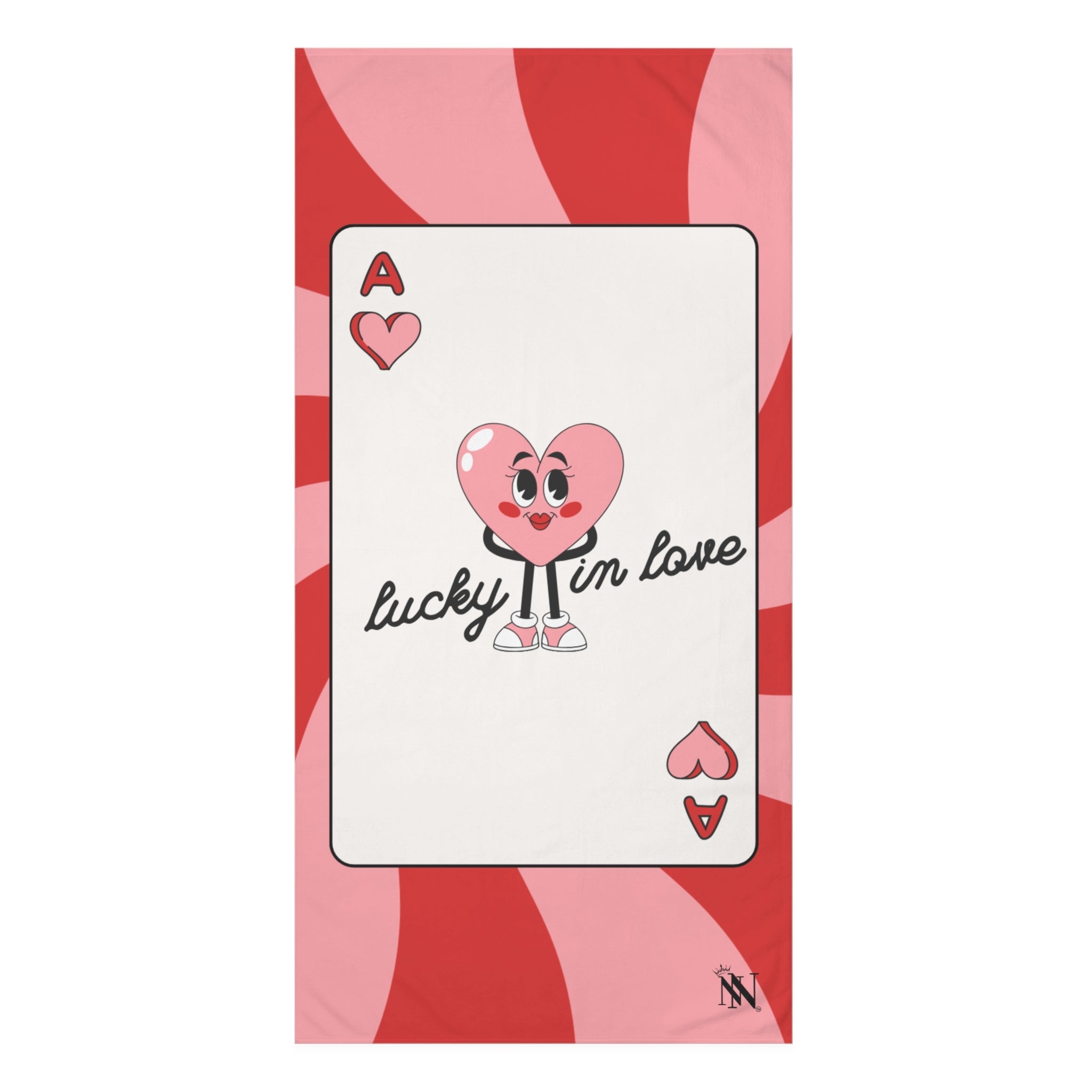 Lucky in Love Card | Mix & Match XL Fun-Flirty Lovers’ Towels