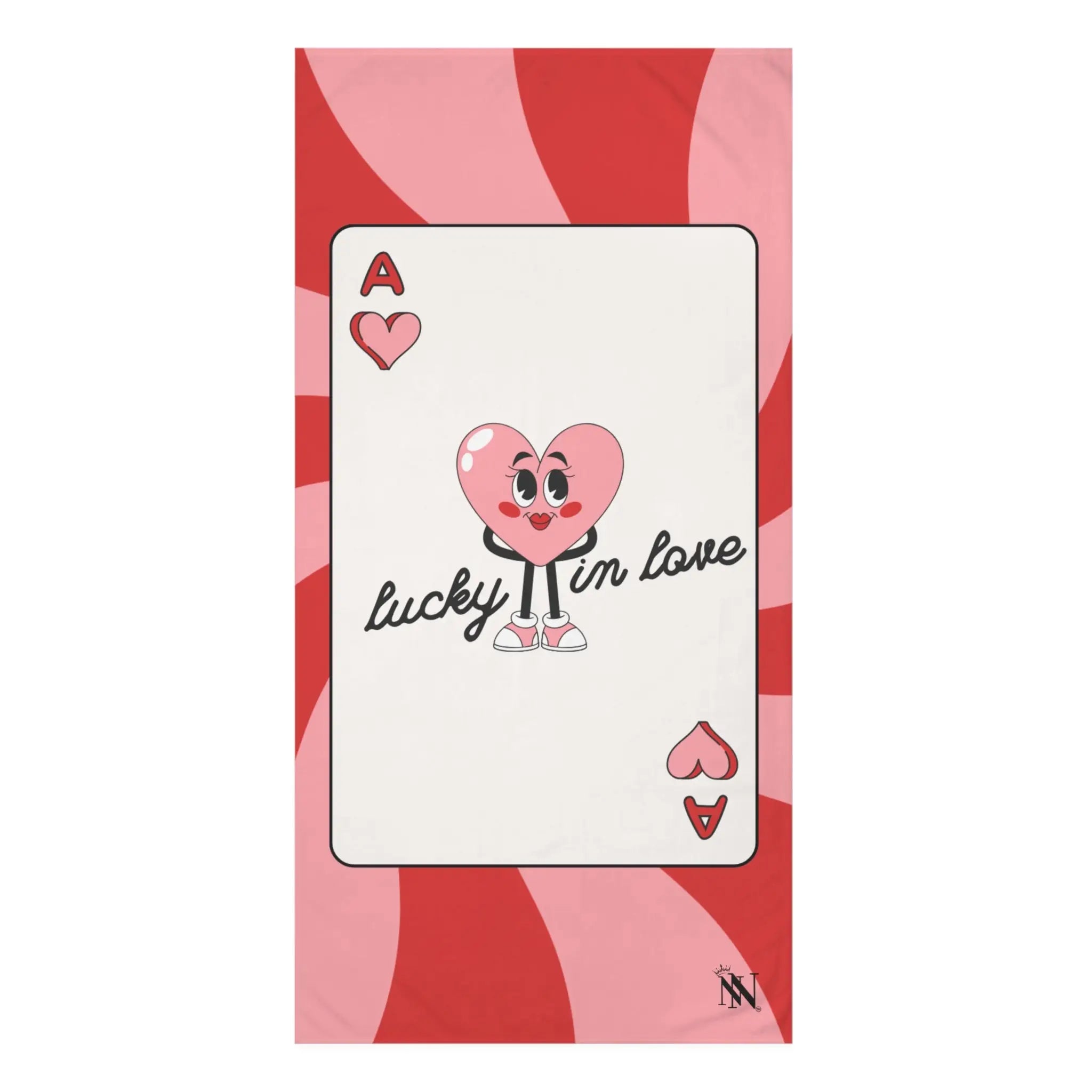 Lucky in Love Card | Mix & Match XL Fun-Flirty Lovers’ Towels