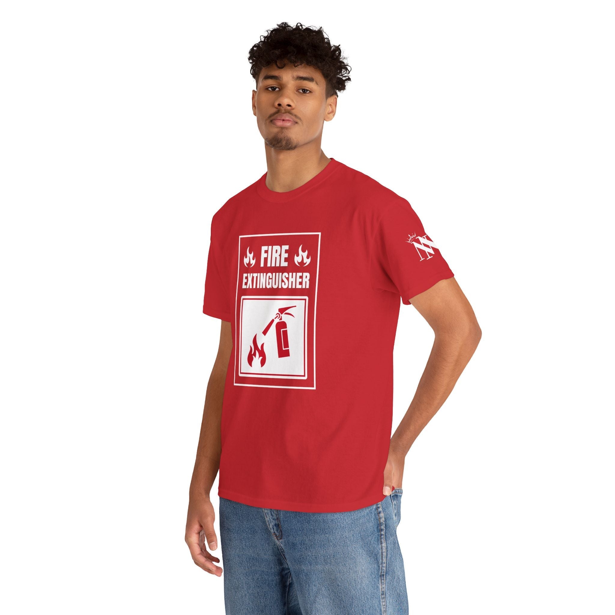 Fire Extinguisher | Mix & Match Cotton Unisex Fun-Flirty Lovers’ T-Shirts