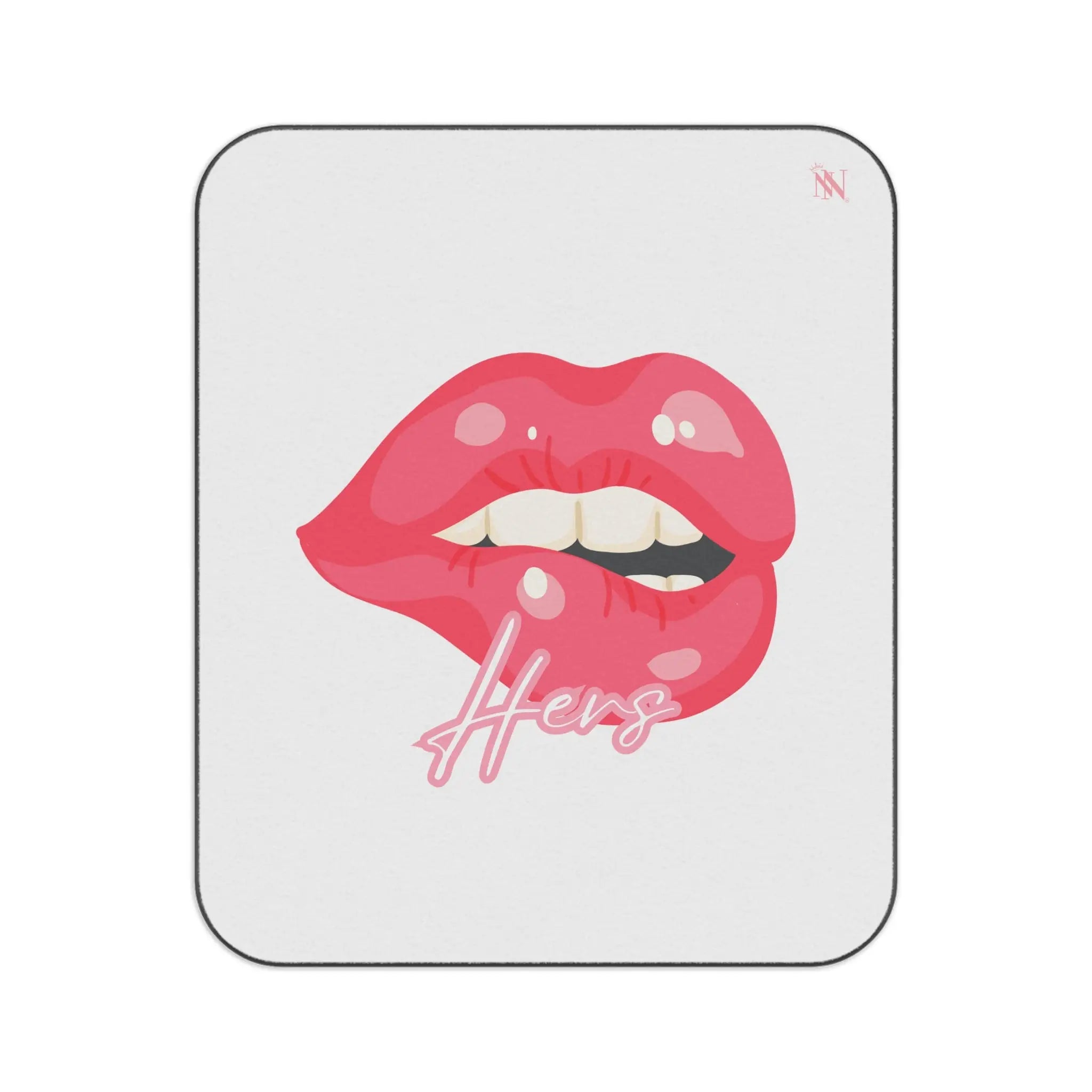 Hers Biting Lip Sex Blanket