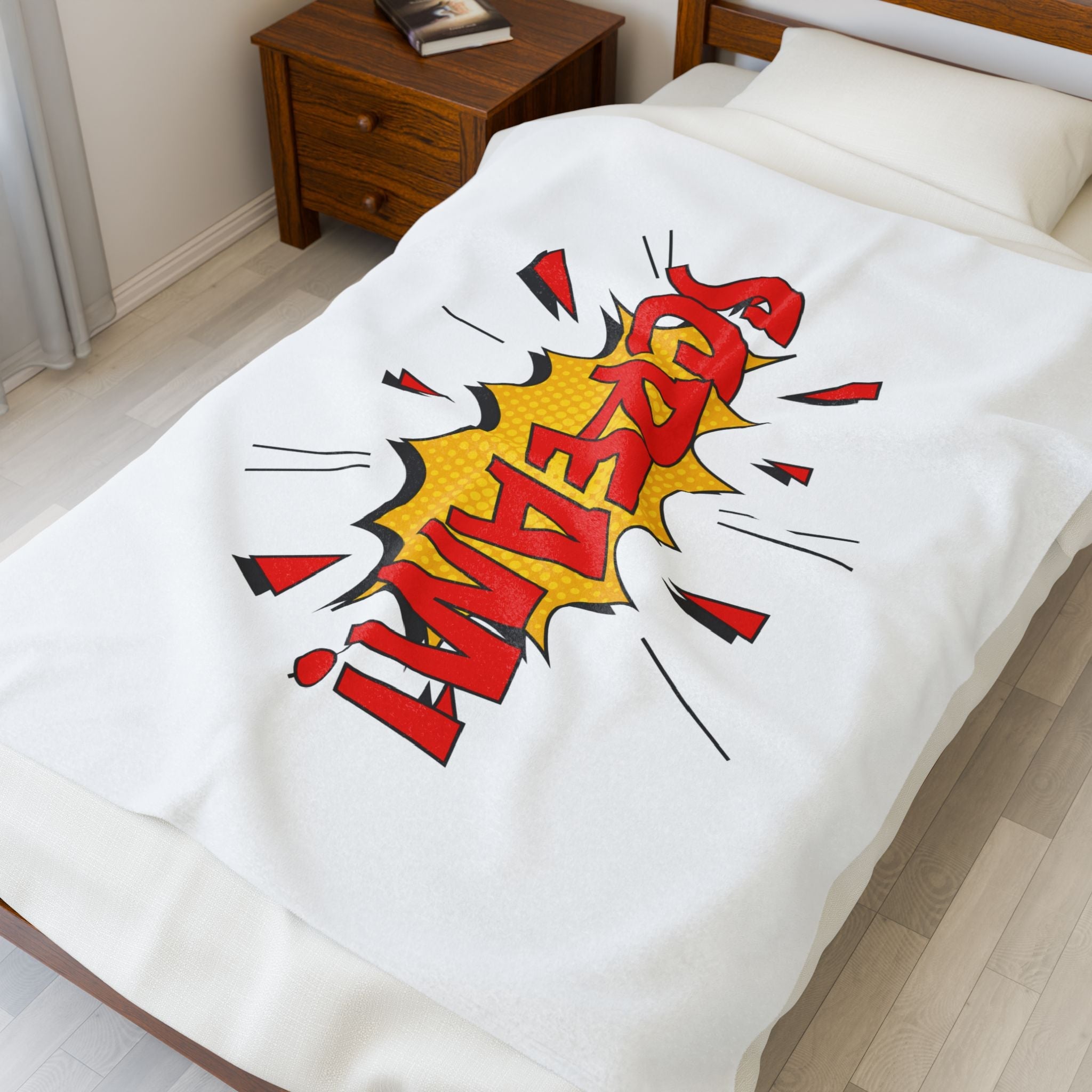 Scream! Cartoon Fun | Mix & Match Velveteen Fun-Flirty Lovers’ Blankets