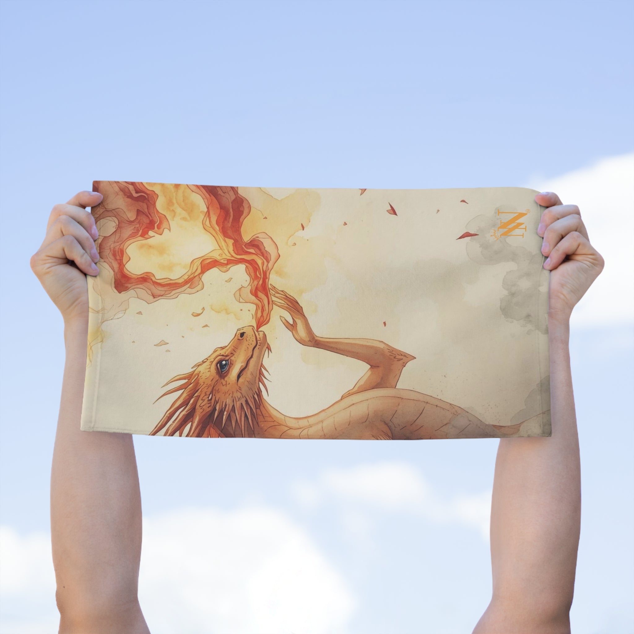 She Breathes Fire Dragon Fantasy | Mix & Match Soft Fun-Flirty Loversā Towels