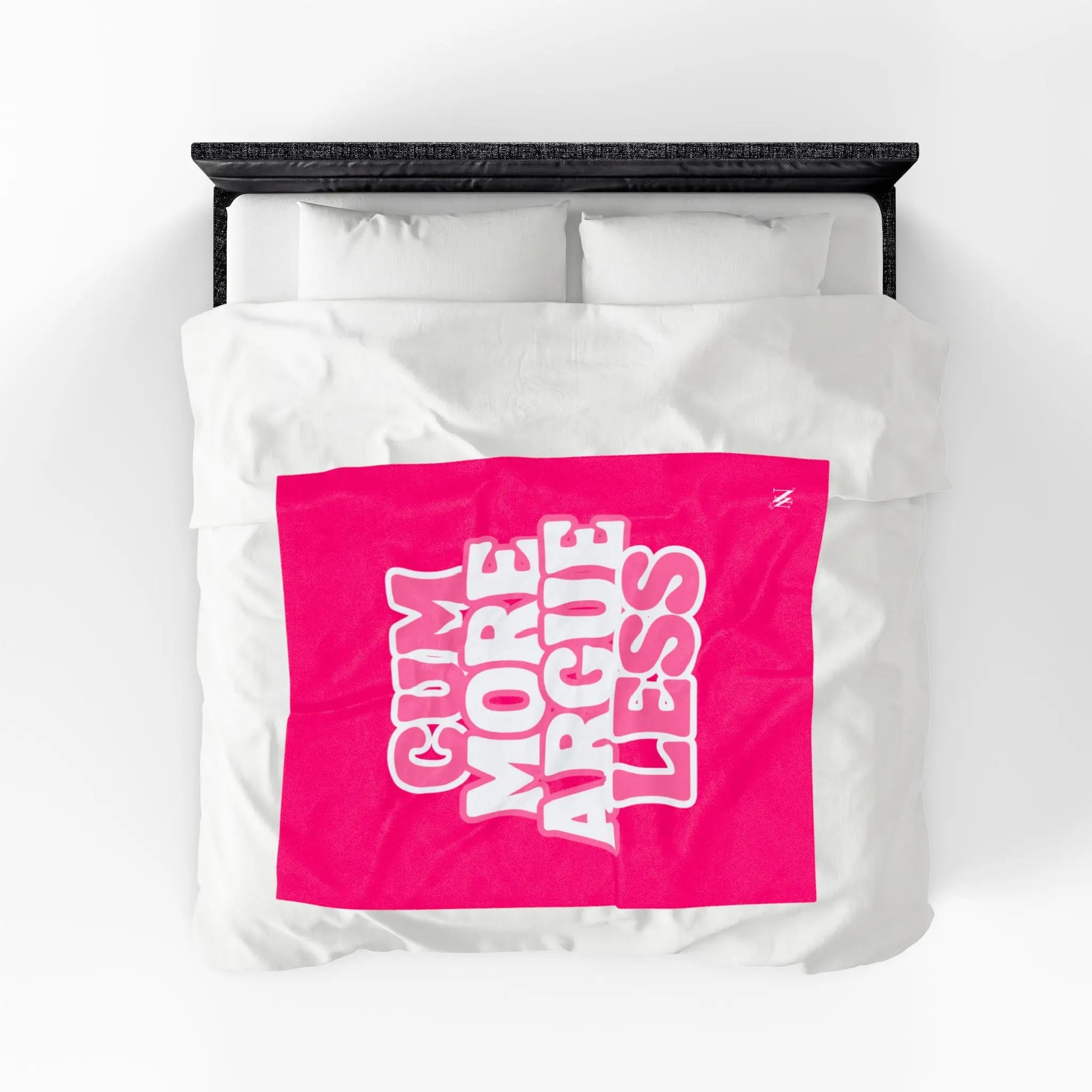 Cum More Argue Less Romantic Lovers Gifts Blanket