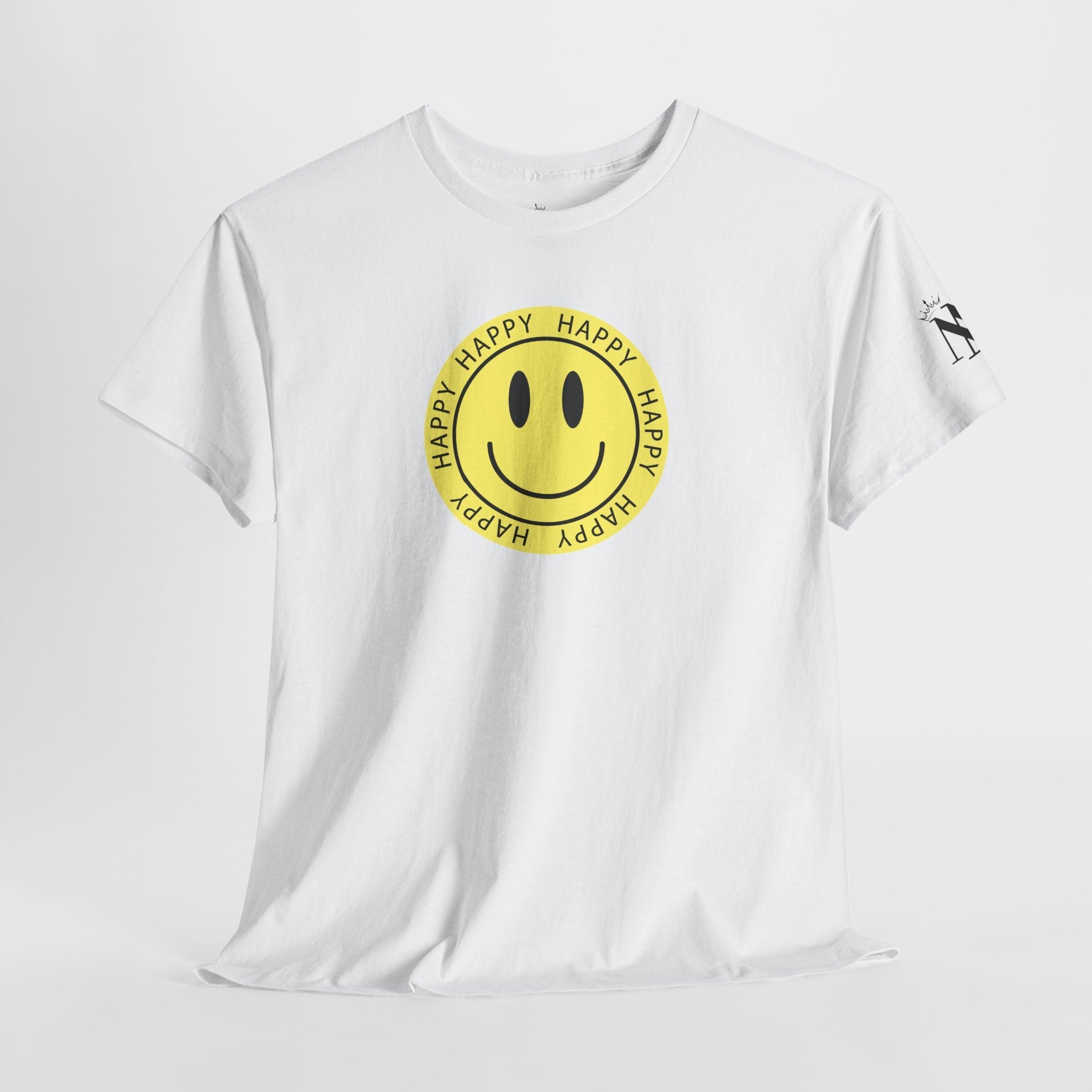 Happy Face Sticker Romantic Couples Sex Gifts 100% Cotton T-Shirt