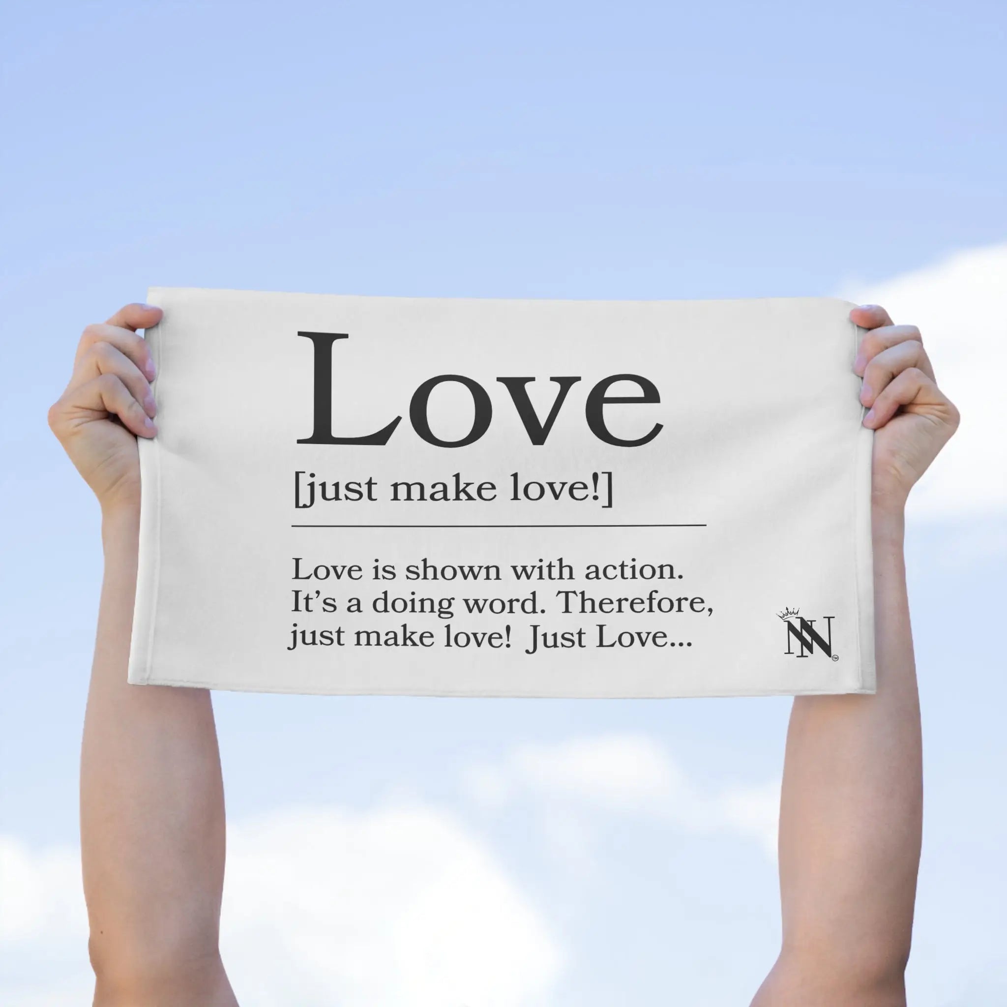 Definition of Love Sex Towel