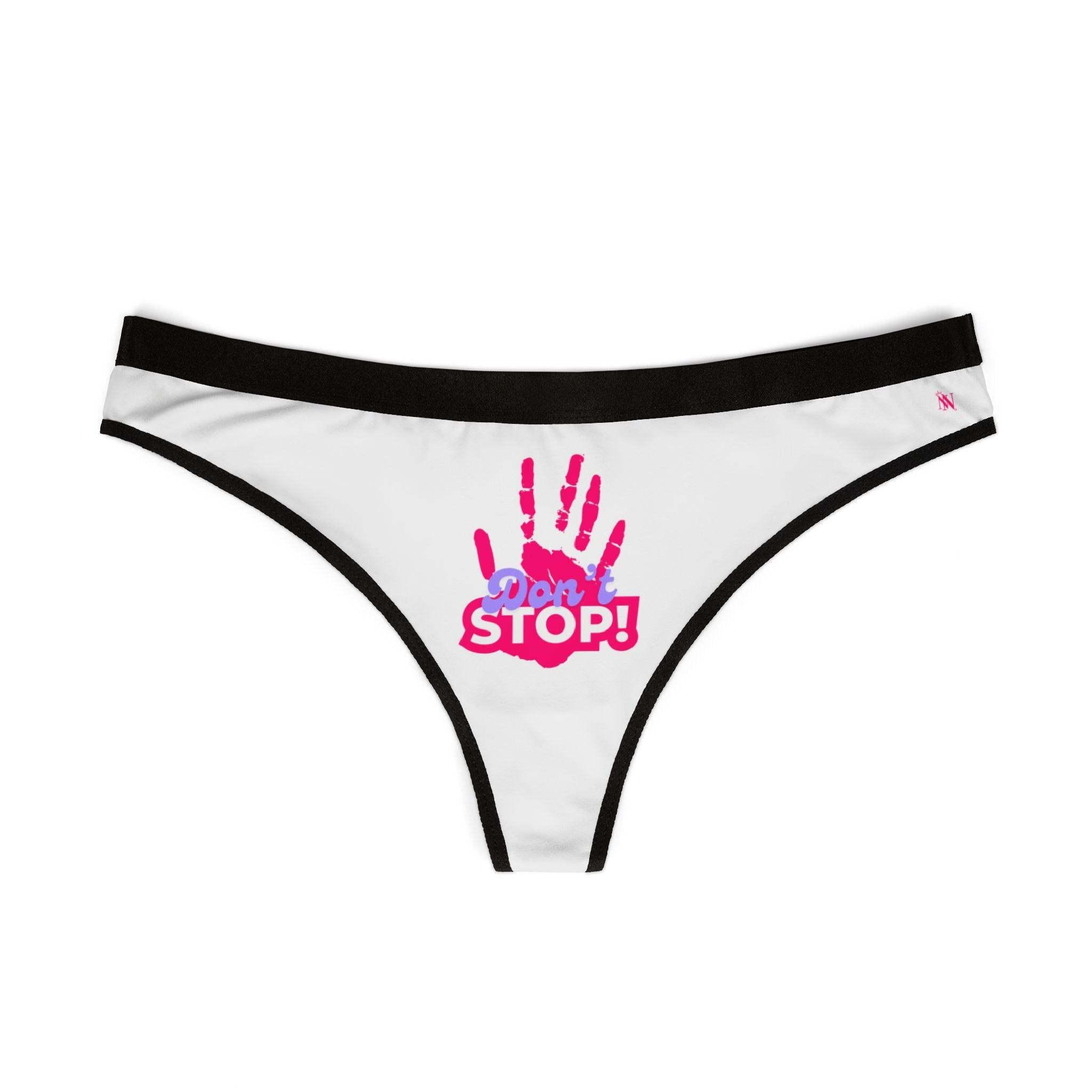 Don’t Stop! Handprint | Mix & Match Women’s Fun-Flirty Lovers’ Thongs