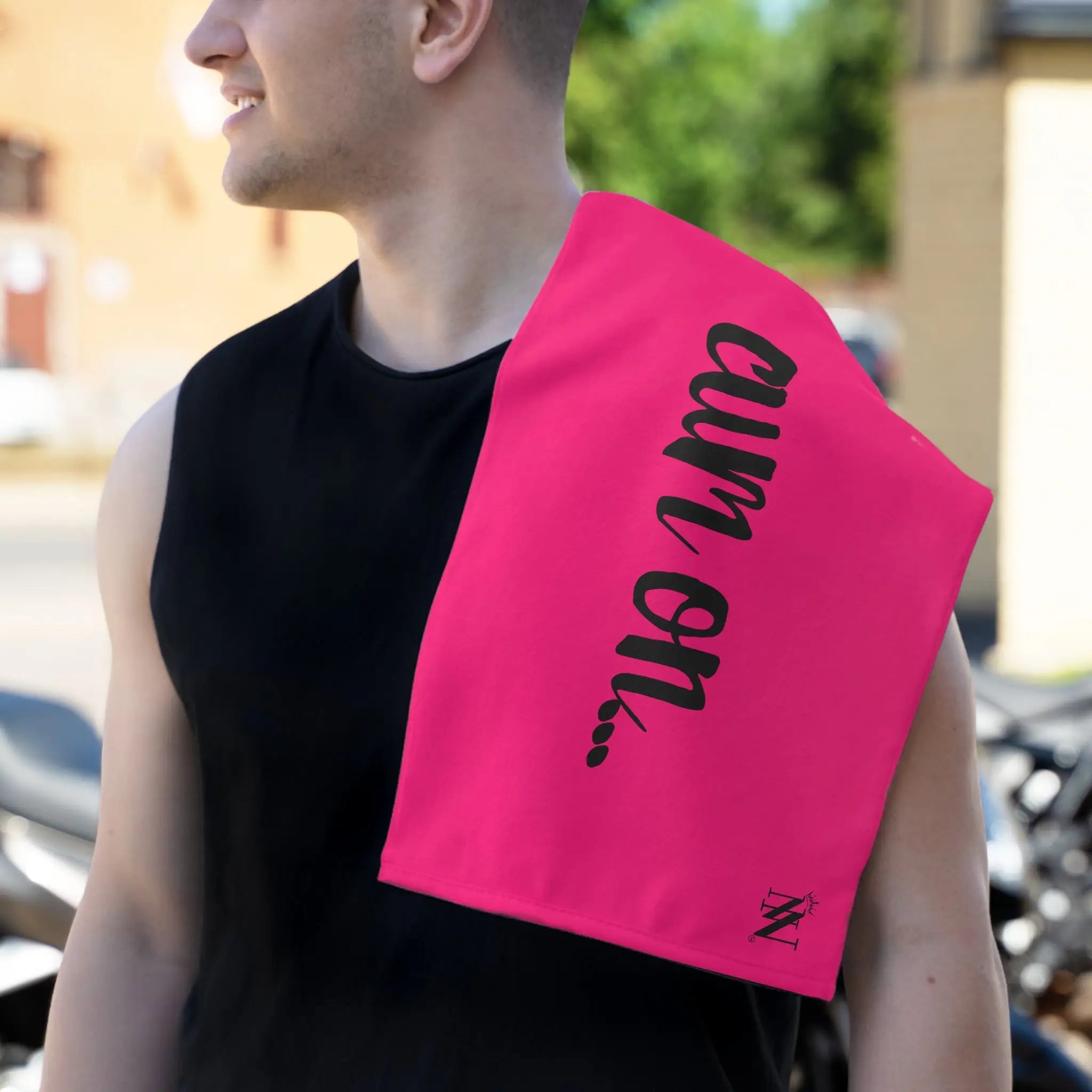 Cum On... Signature Pink | Mix & Match Soft Fun-Flirty Lovers’ Towels