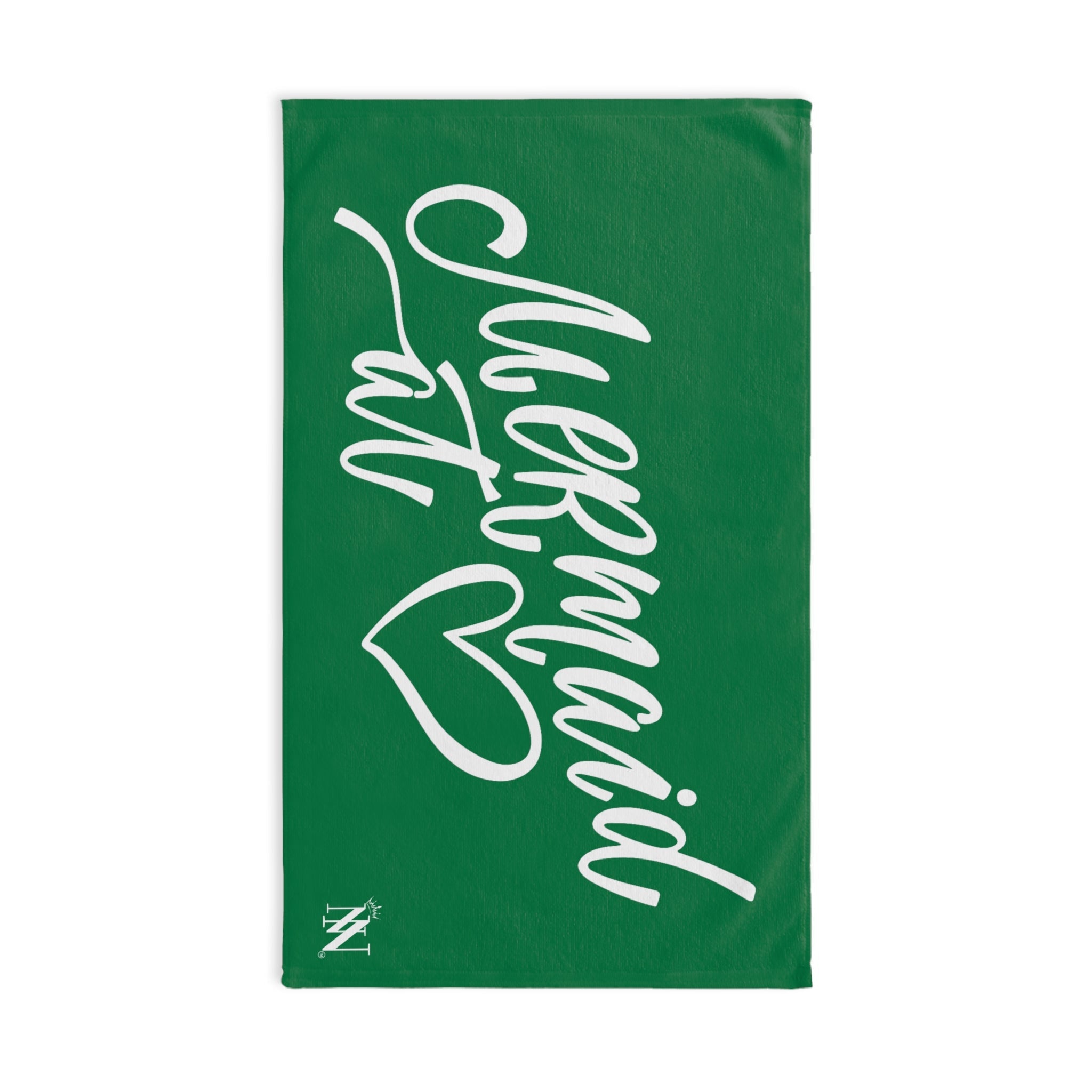 Mermaid At Heart Green Cum Towel