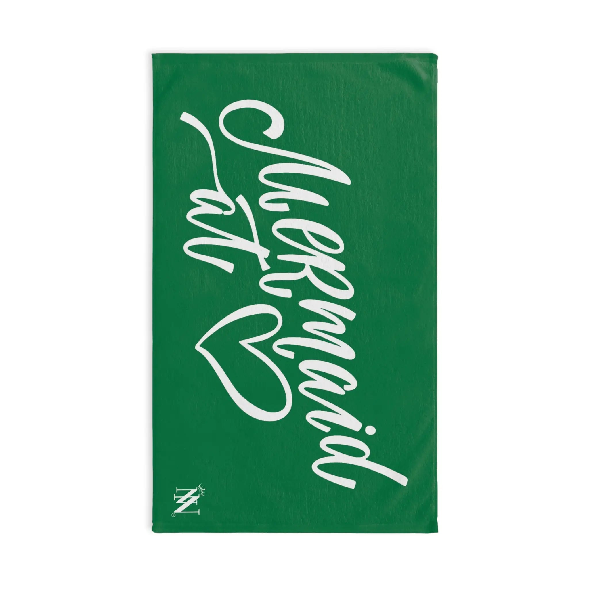 Mermaid At Heart Green Cum Towel