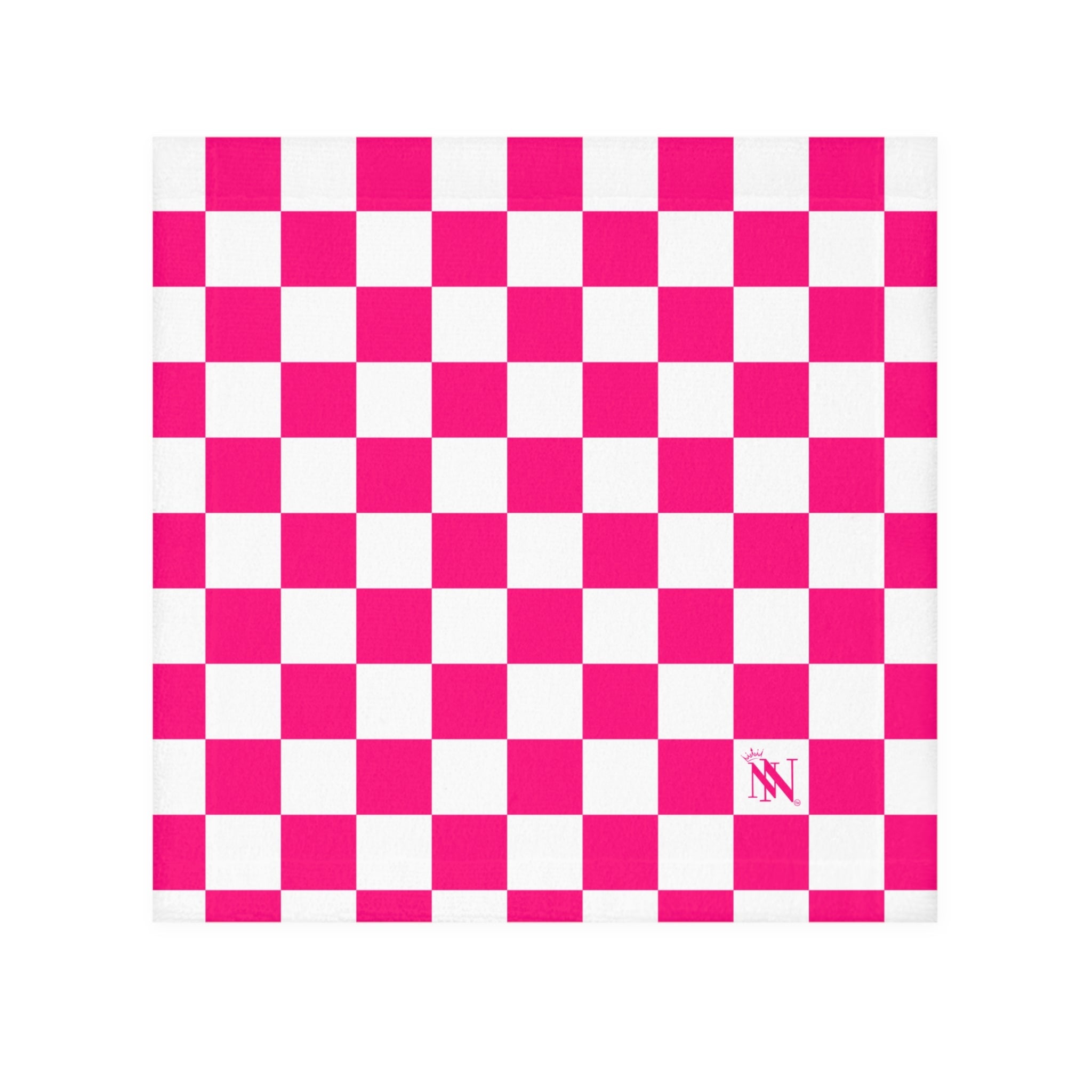 Signature Pink White Checkered | Mix & Match Lils’ Fun-Flirty Lovers’ Towels