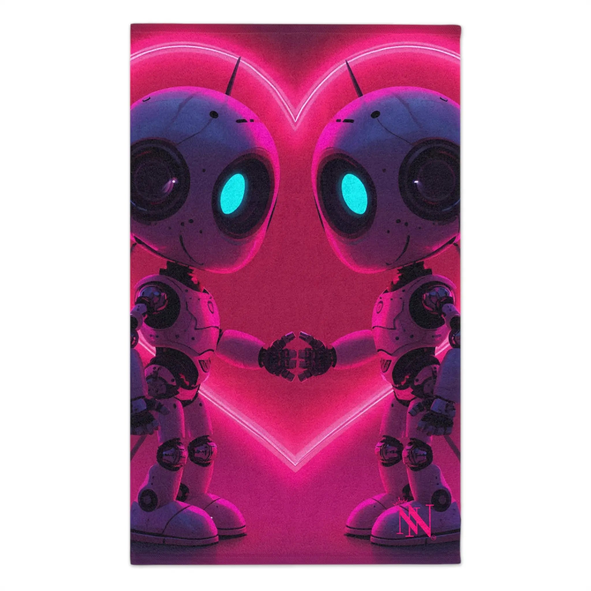 AI Robot Love | Mix & Match Soft Fun-Flirty Lovers’ Towels