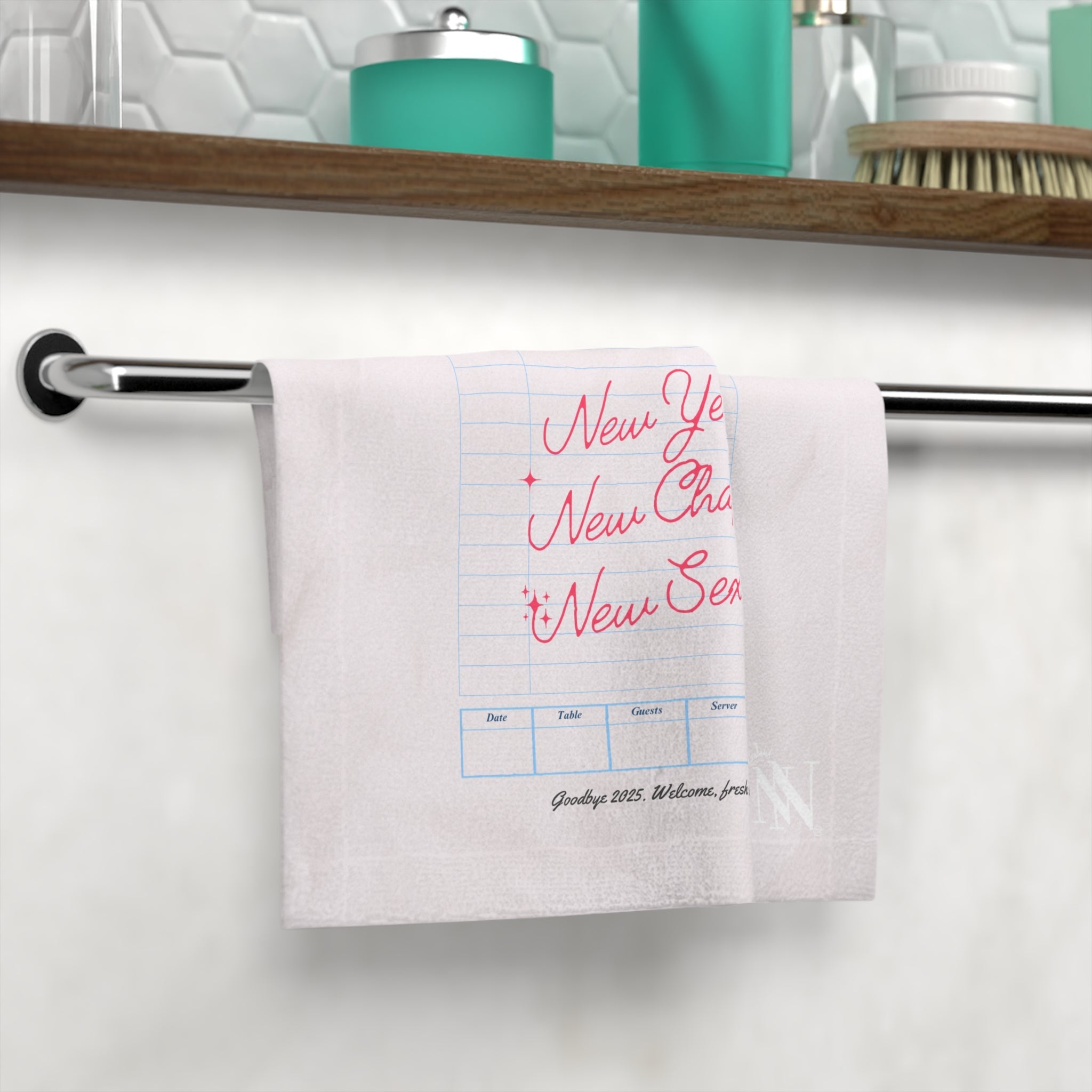 New Year New Sex Life Guest Check | Mix & Match Lils’ Fun-Flirty Lovers’ Towels