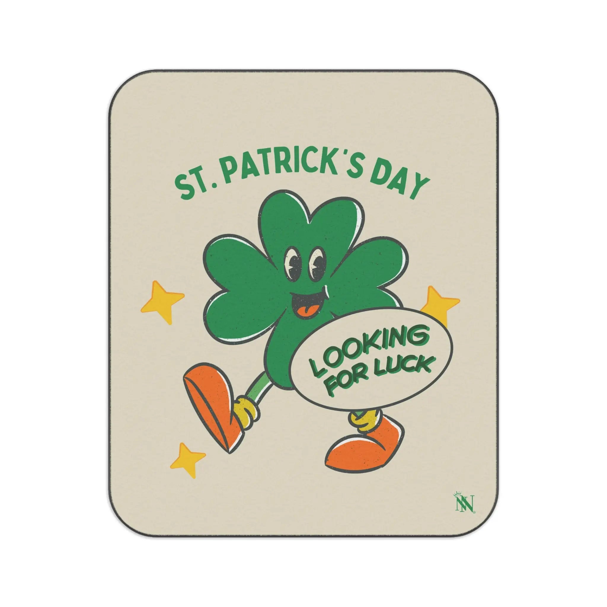Looking for Luck Shamrock St. Patrick’s Day | Mix Match Fun-Flirty Lovers’ Water-Resistant Blankets