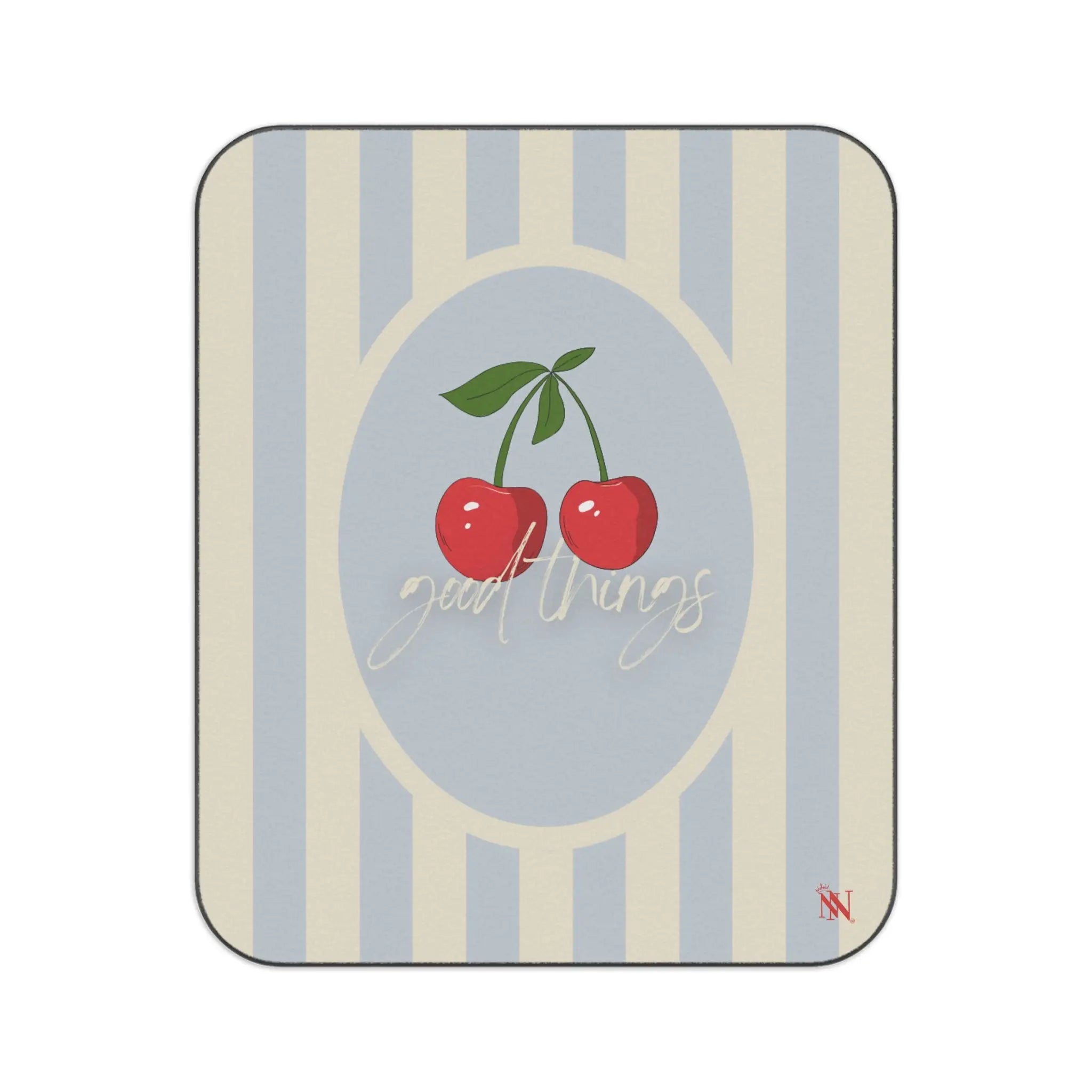 Good Things Cherry Stem Travel-Friendly Water-Resistant Sex Blanket