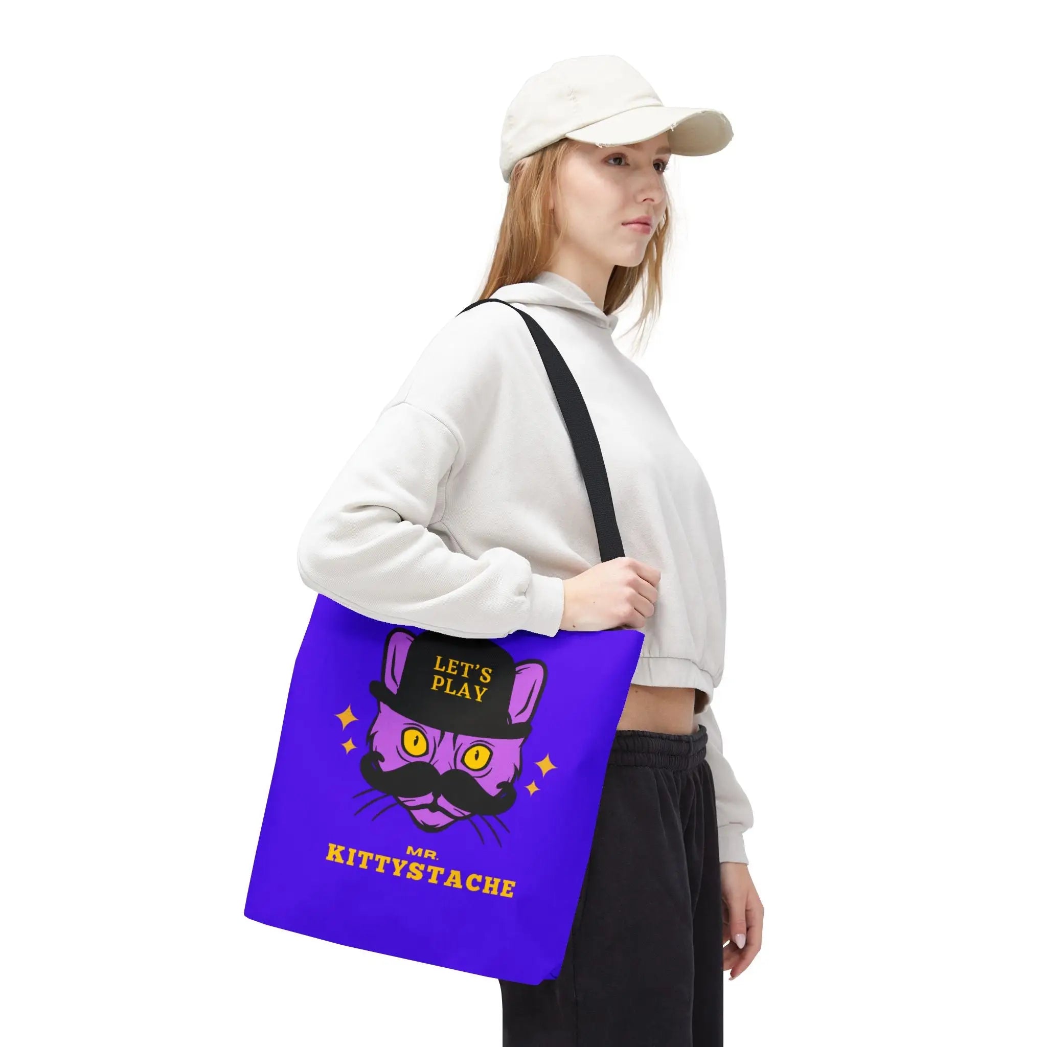 Mr. Kittystache Tote Bag