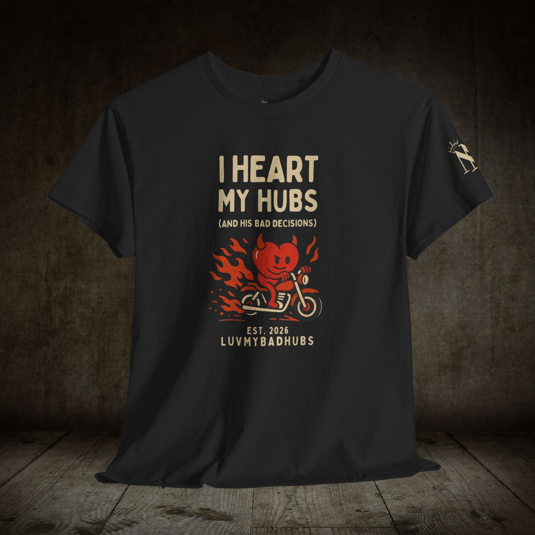 I Heart My Hubs | Mix & Match Cotton Unisex Fun-Flirty Lovers’ T-Shirts