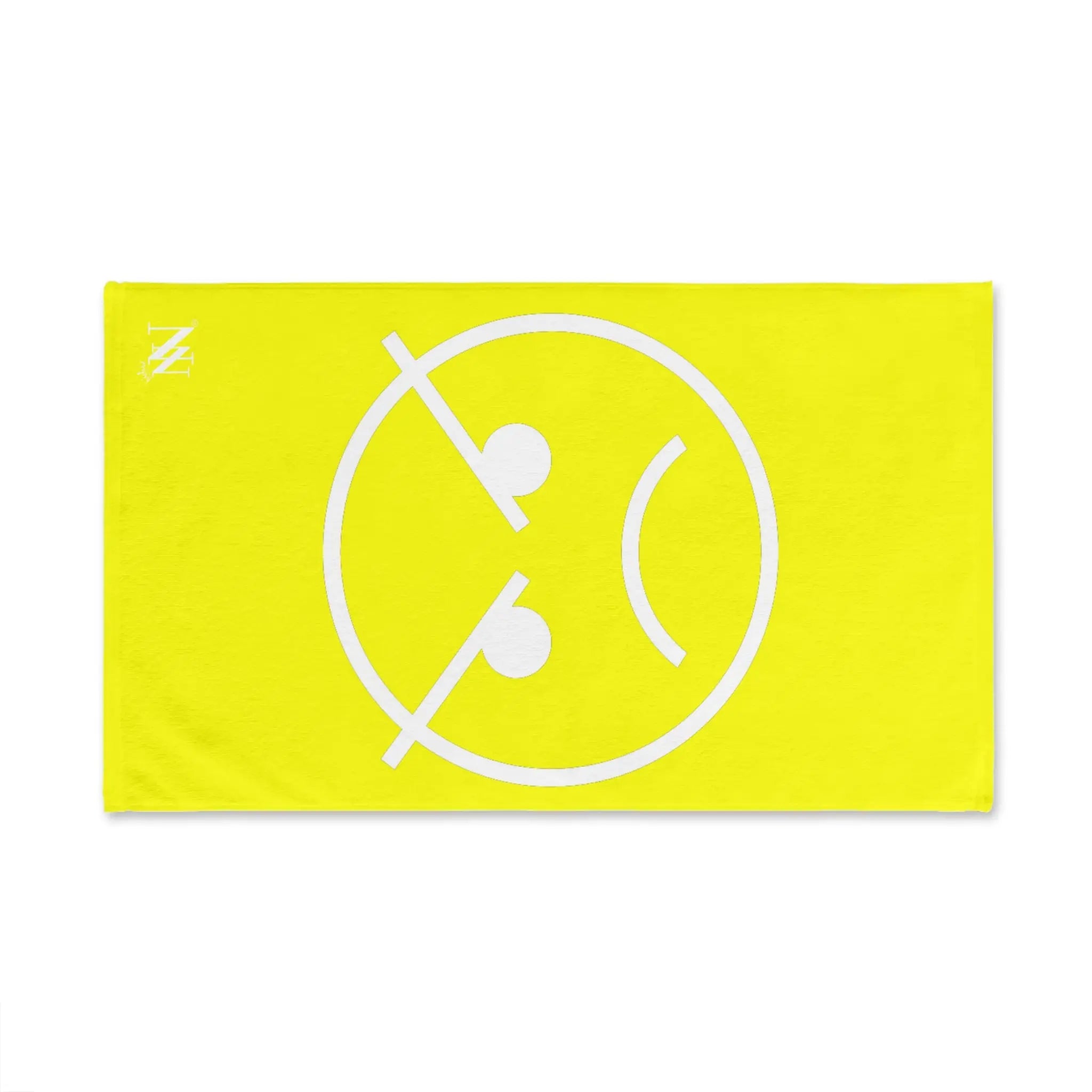 Angry Emoji Neon Yellow | Mix & Match Classic Fun-Flirty Lovers’ Towels