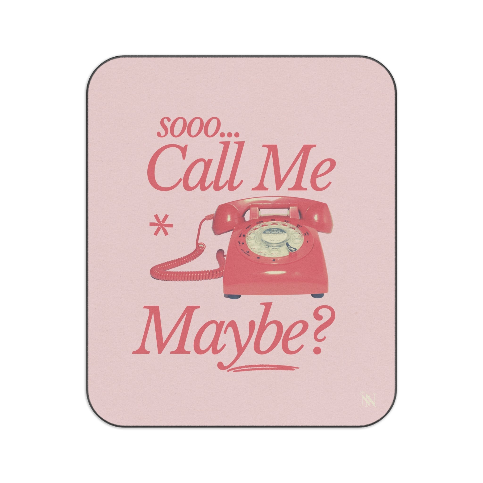 sooo... Call Me Maybe? | Mix Match Fun-Flirty Lovers’ Water-Resistant Blankets
