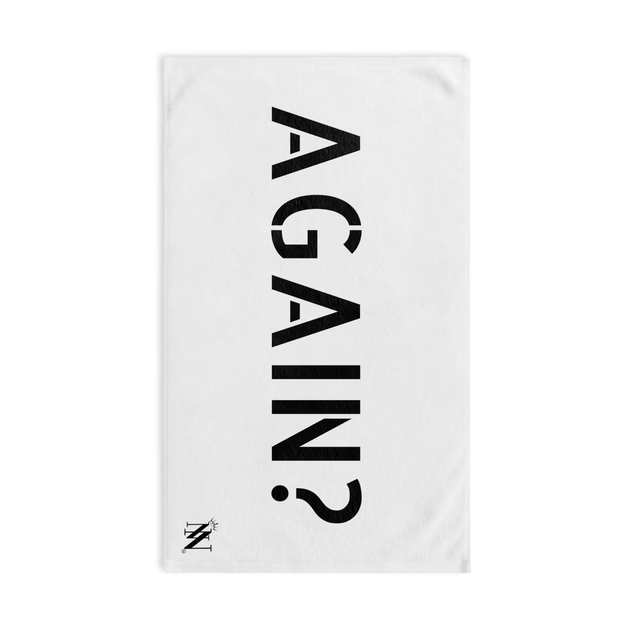 Again? White | Mix & Match Classic Fun-Flirty Loversâ Towels