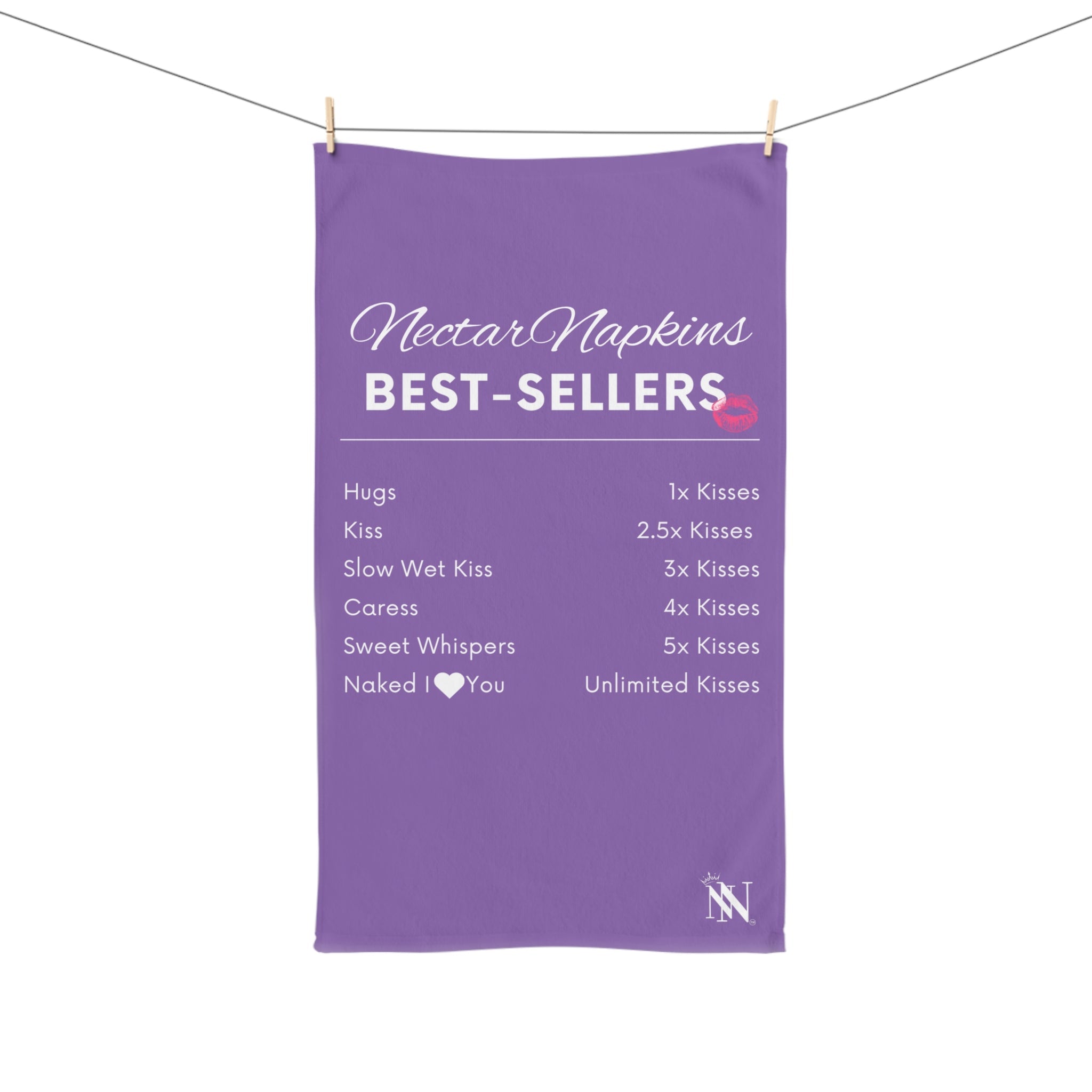 Best Sellers Lavendar | Mix & Match Original Fun-Flirty Lovers’ Towels