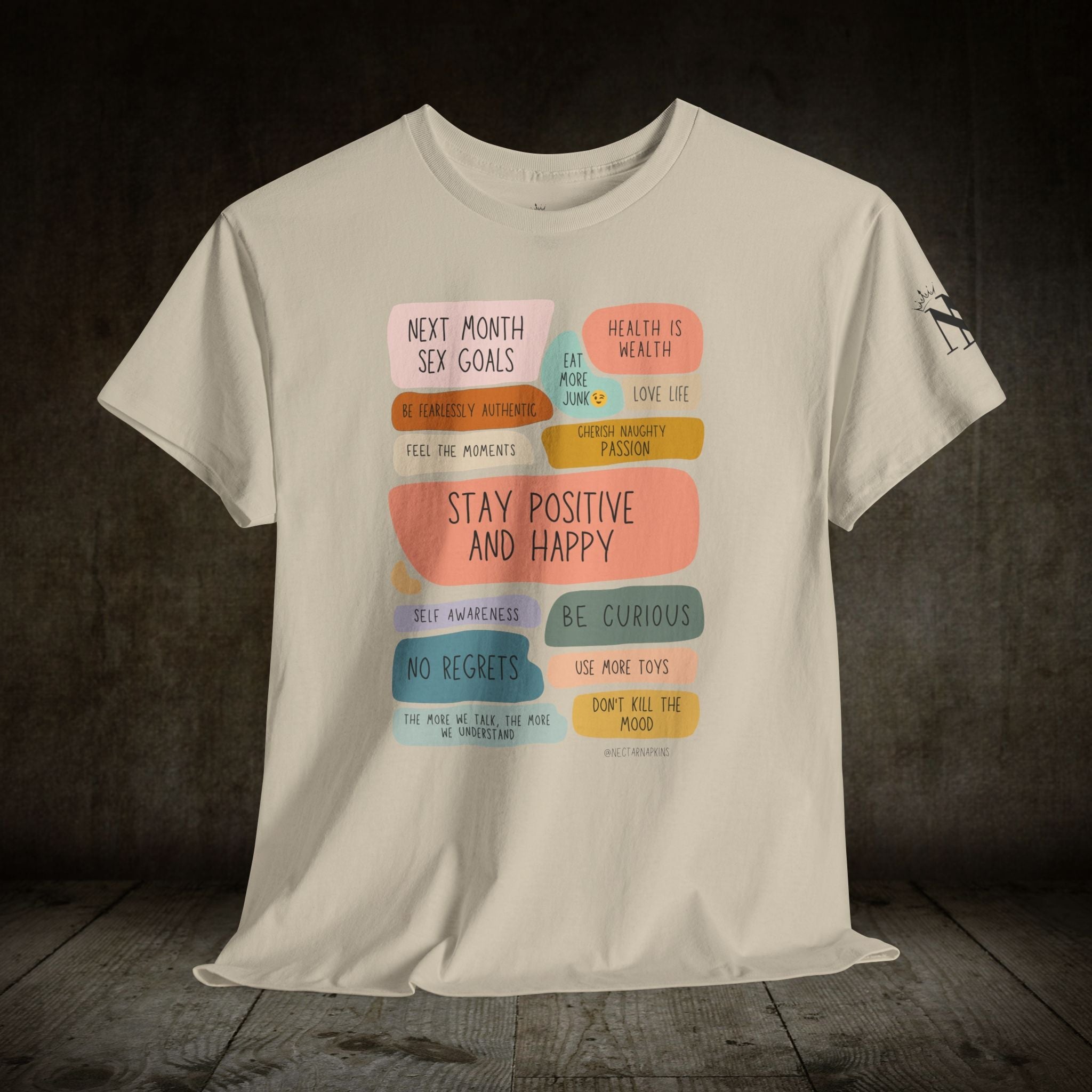 Sex Goals | Mix & Match 100% Cotton Unisex Fun-Flirty Lovers’ Tees