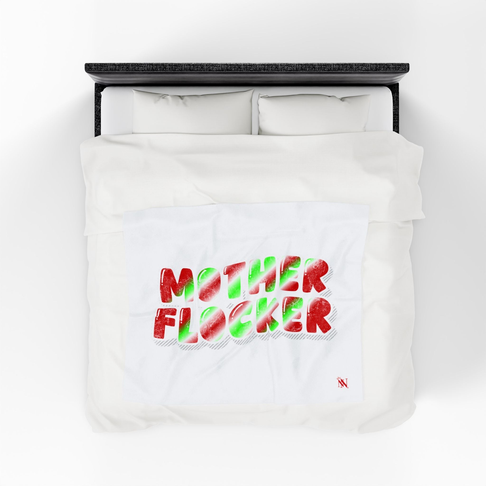 Mother Flocker Christmas | Mix & Match Velveteen Fun-Flirty Lovers’ Blankets