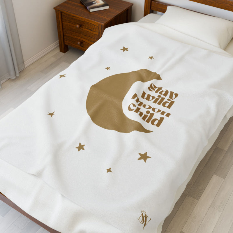 Stay Wild Moon Child | Mix & Match Soft Fun-Flirty Lovers’ Blankets