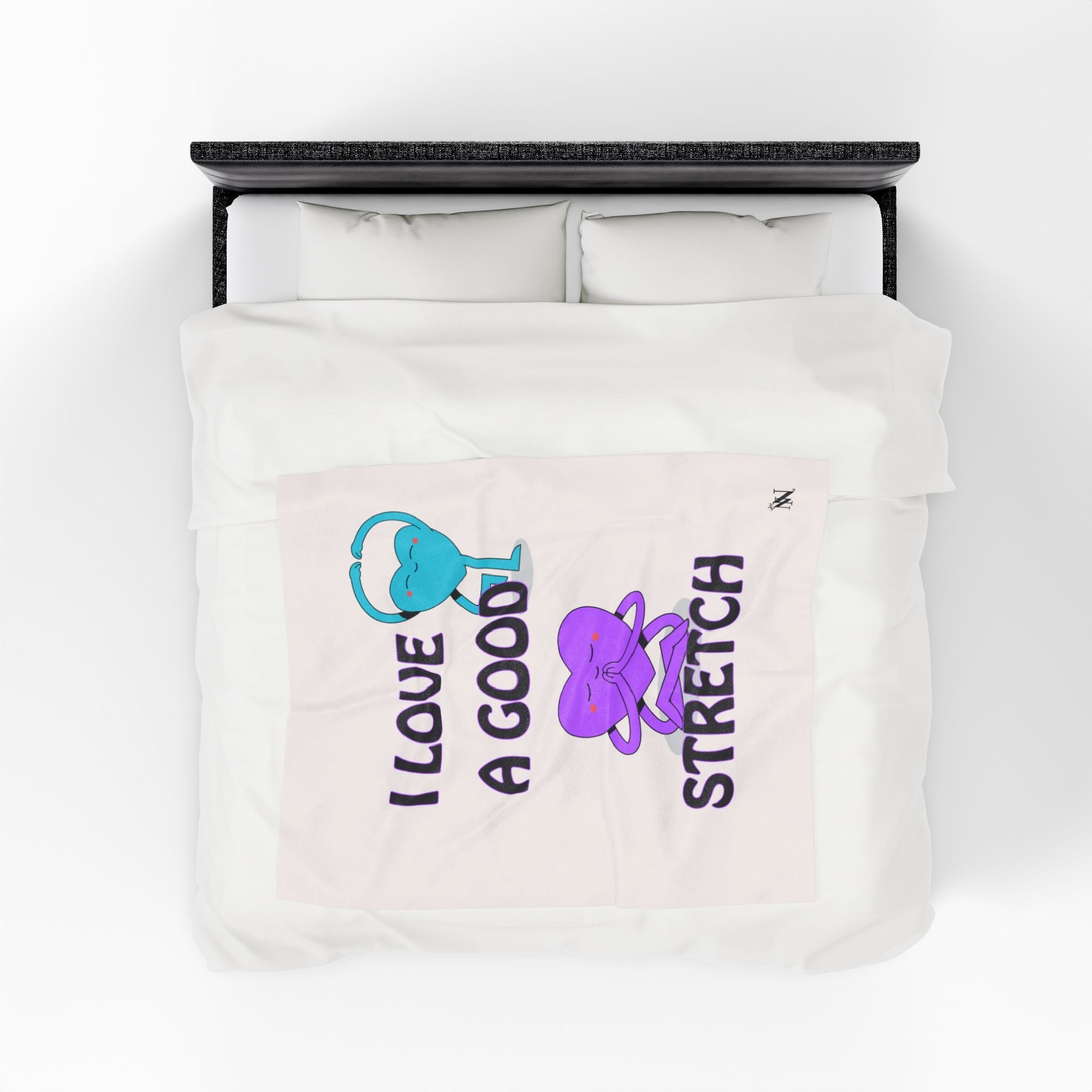 I Love a Good Stretch | Mix & Match Fun-Flirty Lovers’ Blankets